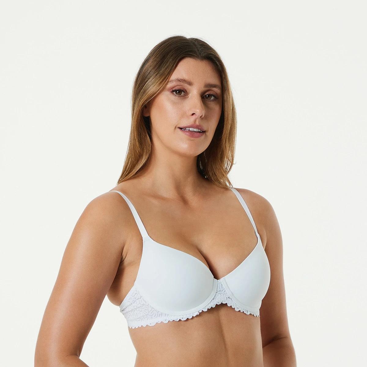 2 Lace Wing T-shirt Bra WHITE, 2 of 5