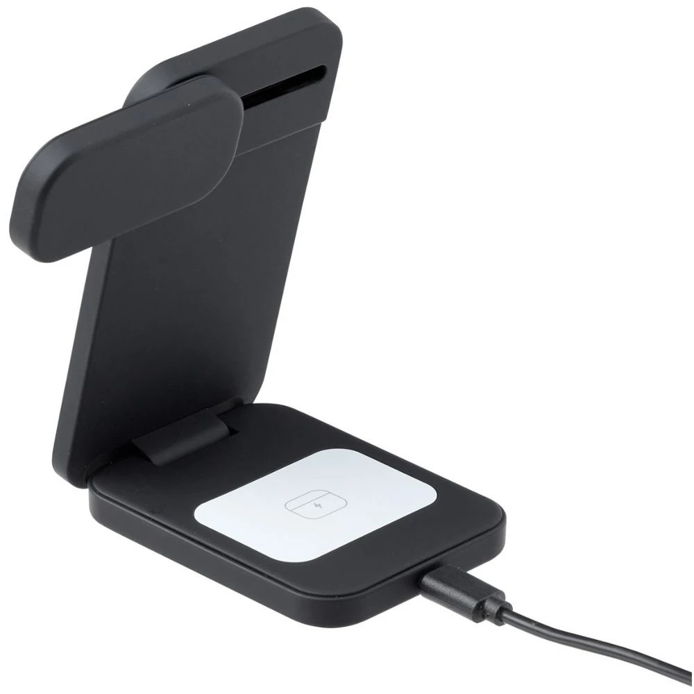 4 Otto On The Go Foldable 3 in 1 Wireless Charging Stand Black, 4 of 7