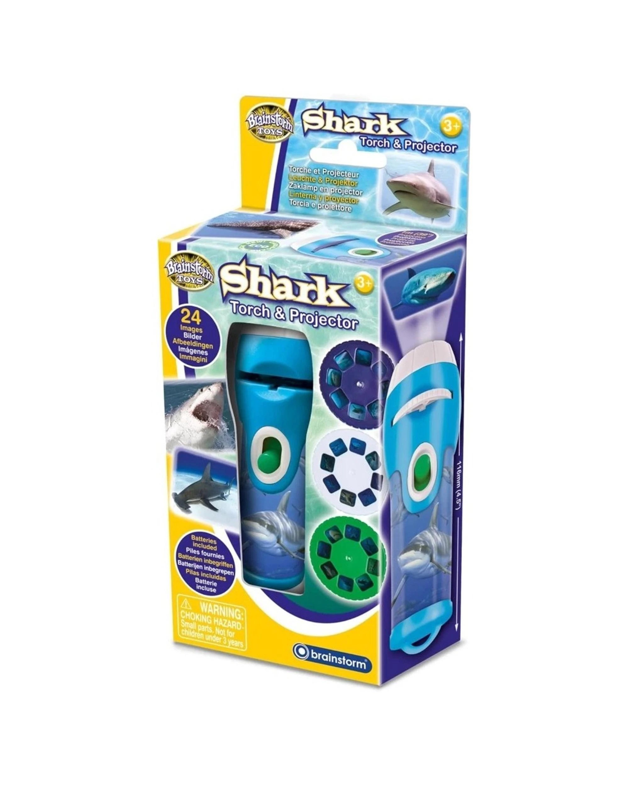1 Brainstorm Shark Torch and Projector, 1 of 10