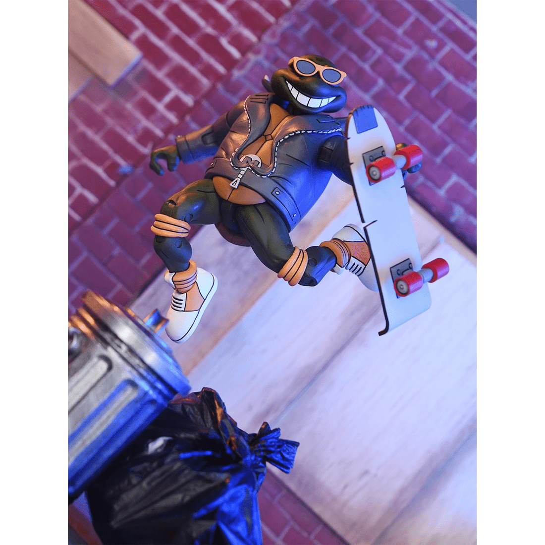 5 NECA Teenage Mutant Ninja Turtles Cartoon Punk Turtles 7 inch Action Figure 4 Pack, 5 of 8