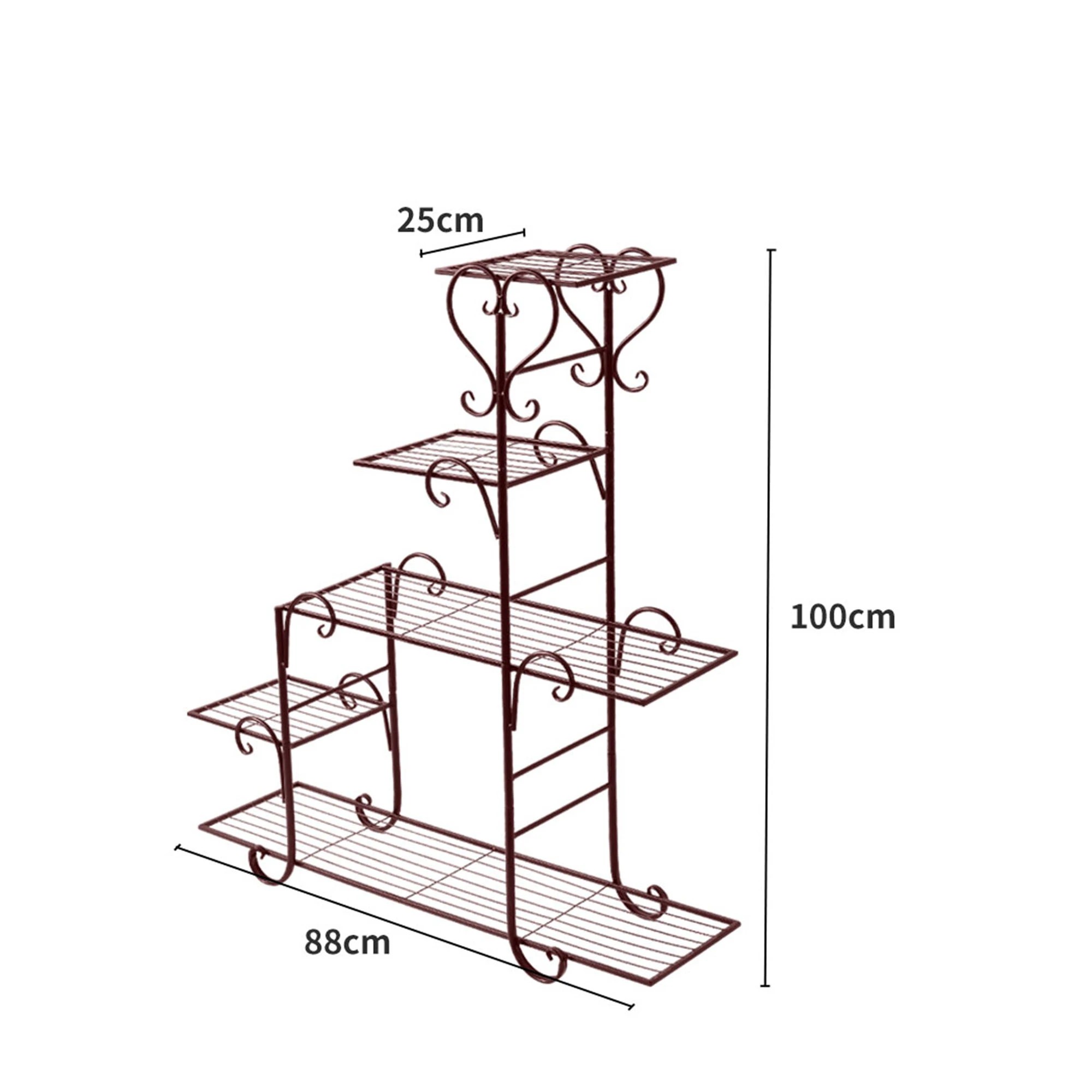 3 Levede Plant Stand Metal - Bronze, 3 of 6