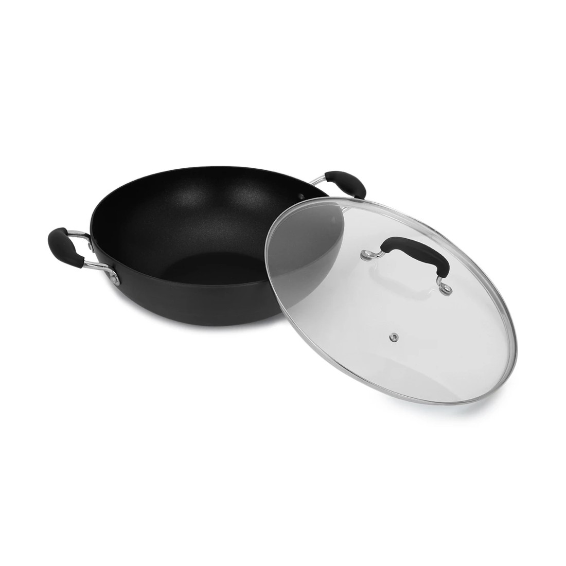 2 32cm Hard Anodised Wok, 2 of 6