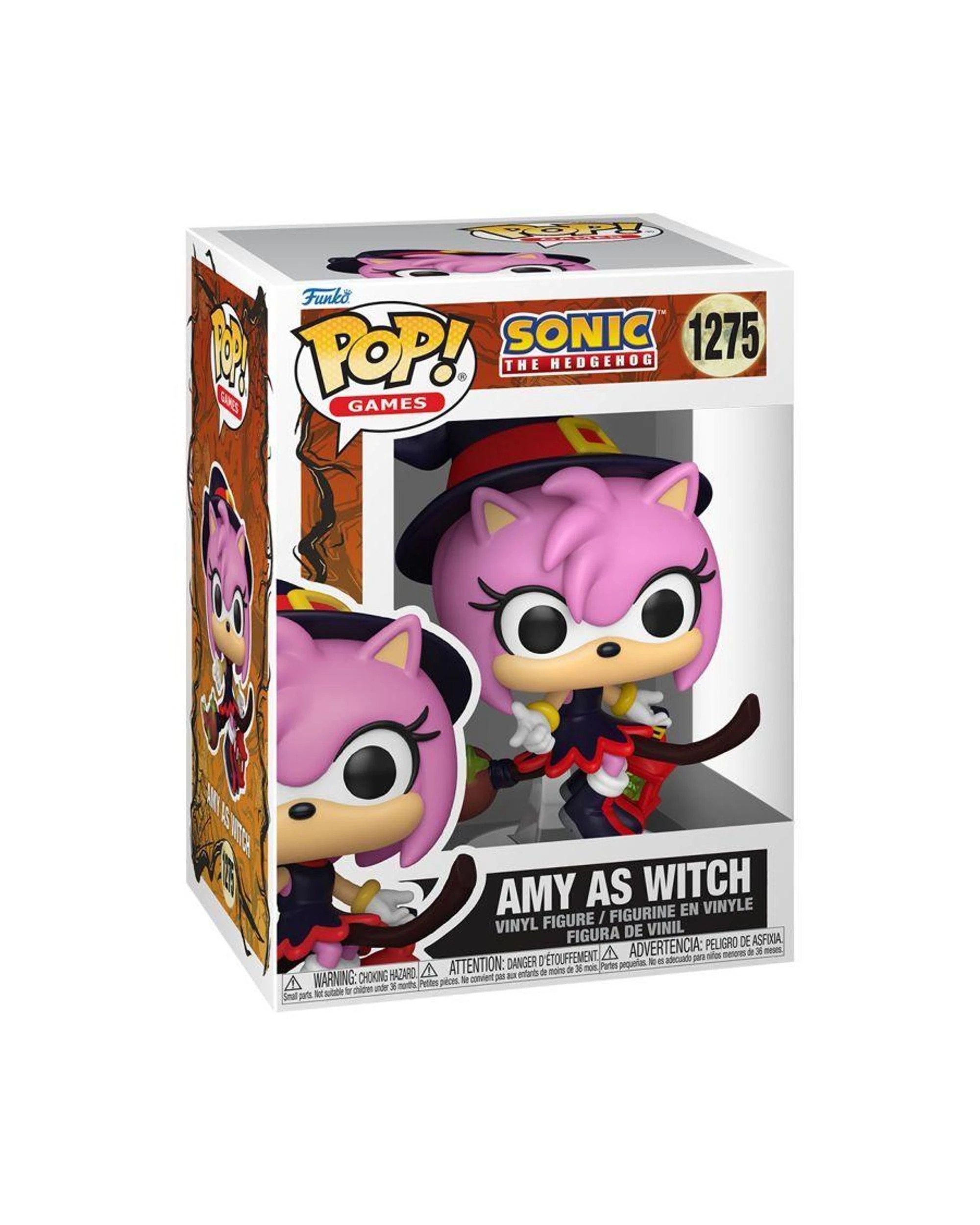 3 Sonic The Hedgehog Amy as Witch Halloween Funko POP! Vinyl, 3 of 3