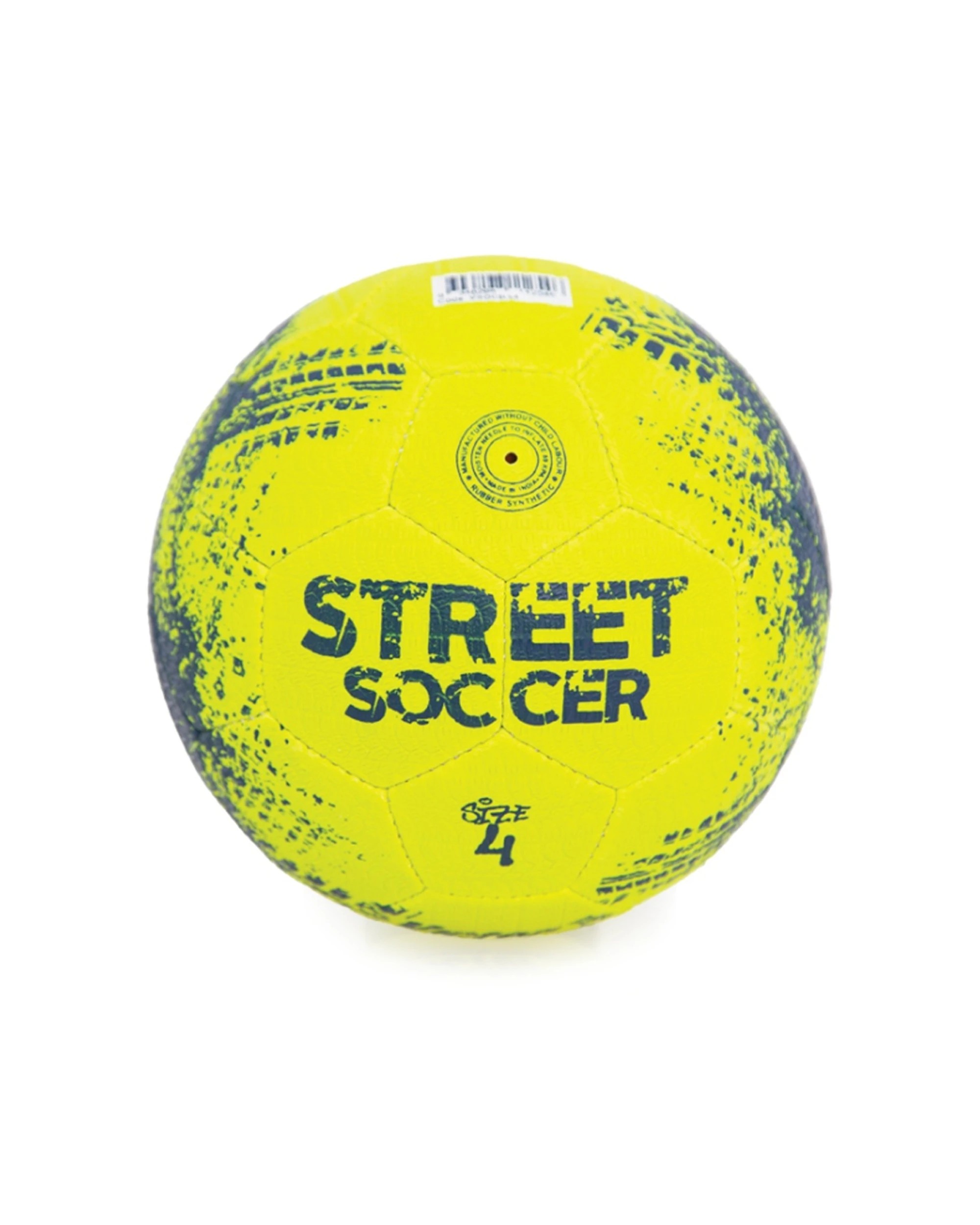 2 Victor Sports Soccer Ball Street Durable Rubber Size 4 - Yellow, 2 of 3