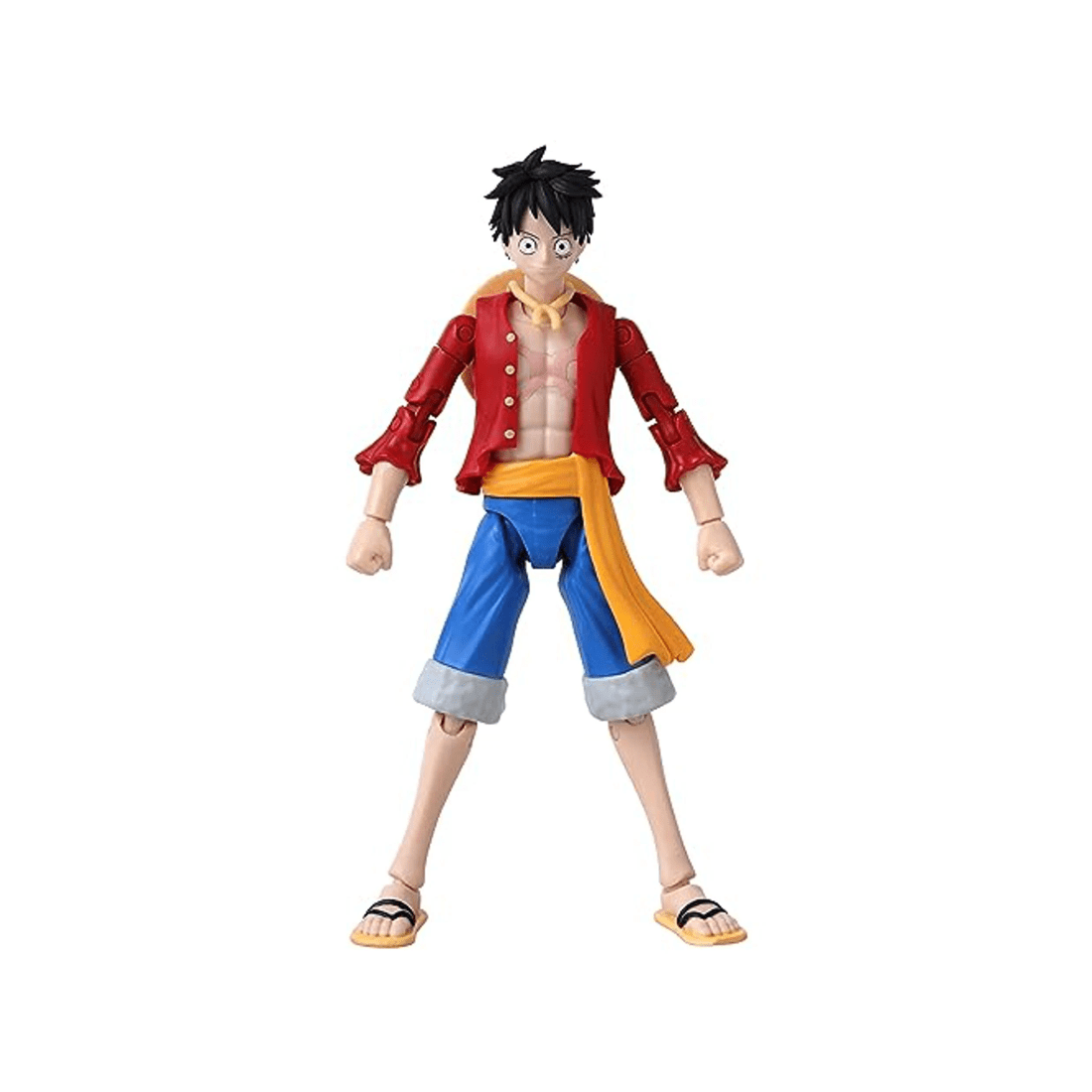 4 Bandai Anime Heroes One Piece Monkey D Luffy Renewal Version Action Figure, 4 of 8
