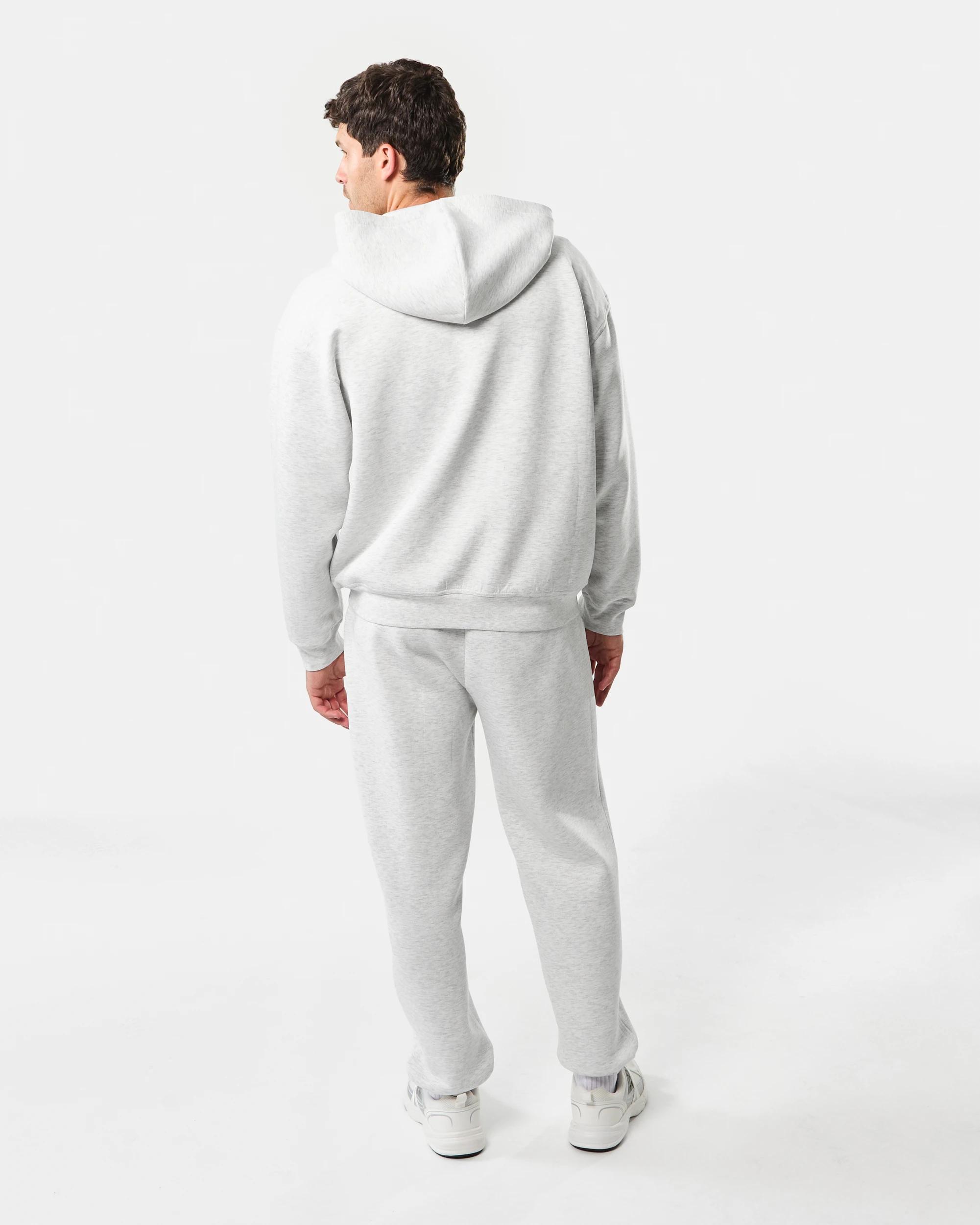 4 Oversized Scuba Zip Through Sweatshirt Ice Marle, 4 of 8