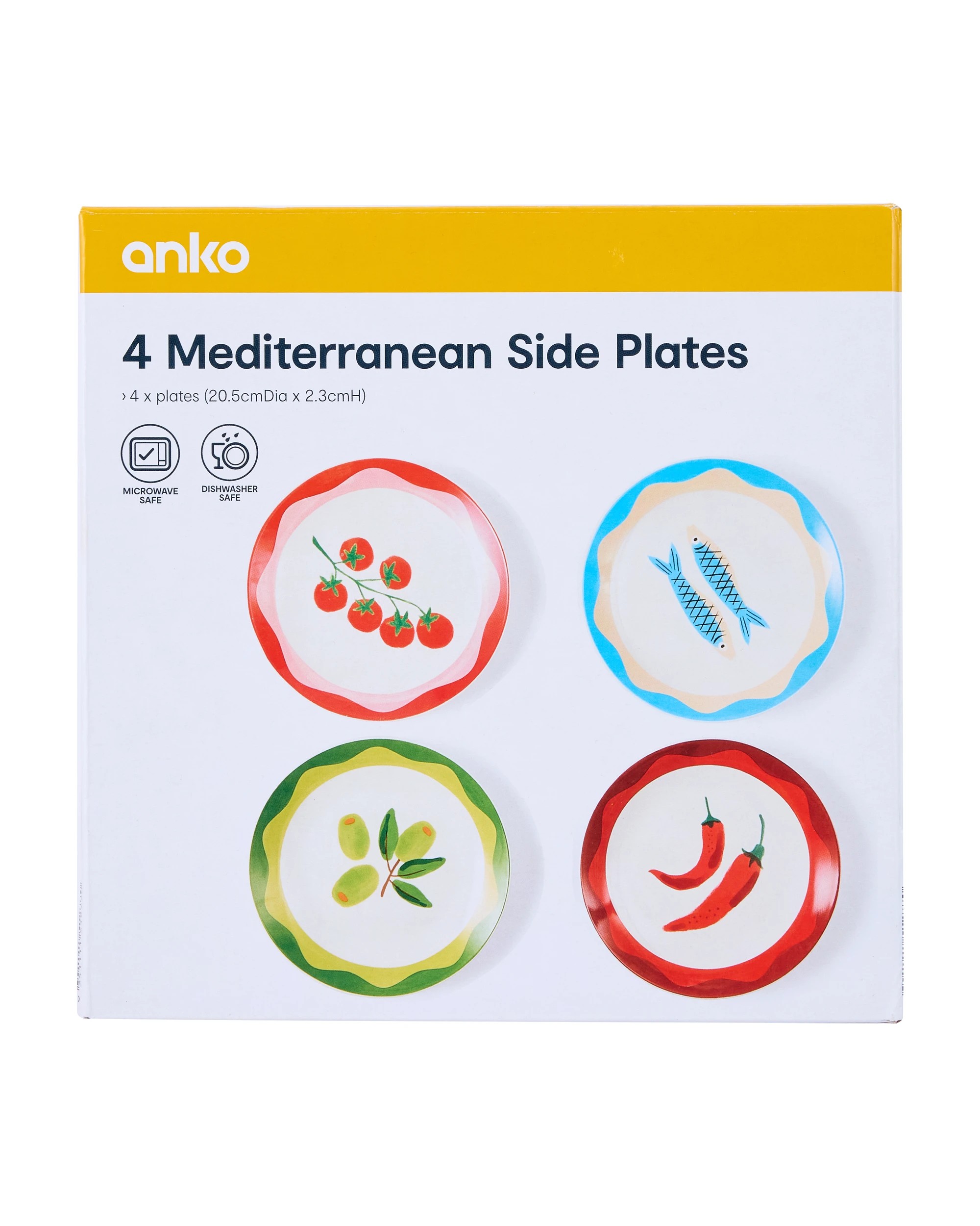 10 4 Pack Mediterranean Side Plates, 10 of 10