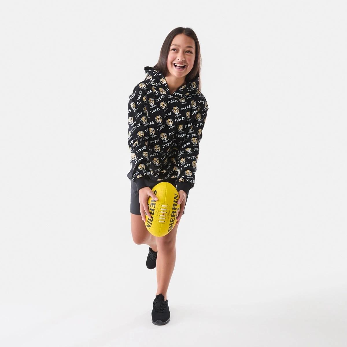 3 Official AFL Kids All Over Print Hoodie Richmond, 3 of 10