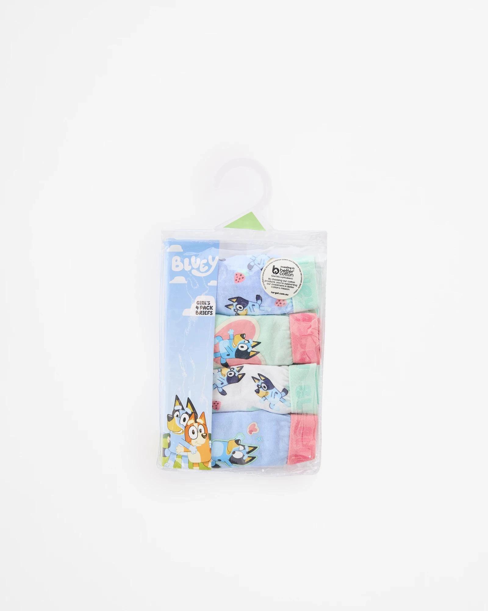 2 Bluey Girls Briefs 4 Pack Briefs BLUE / MULTI, 2 of 2