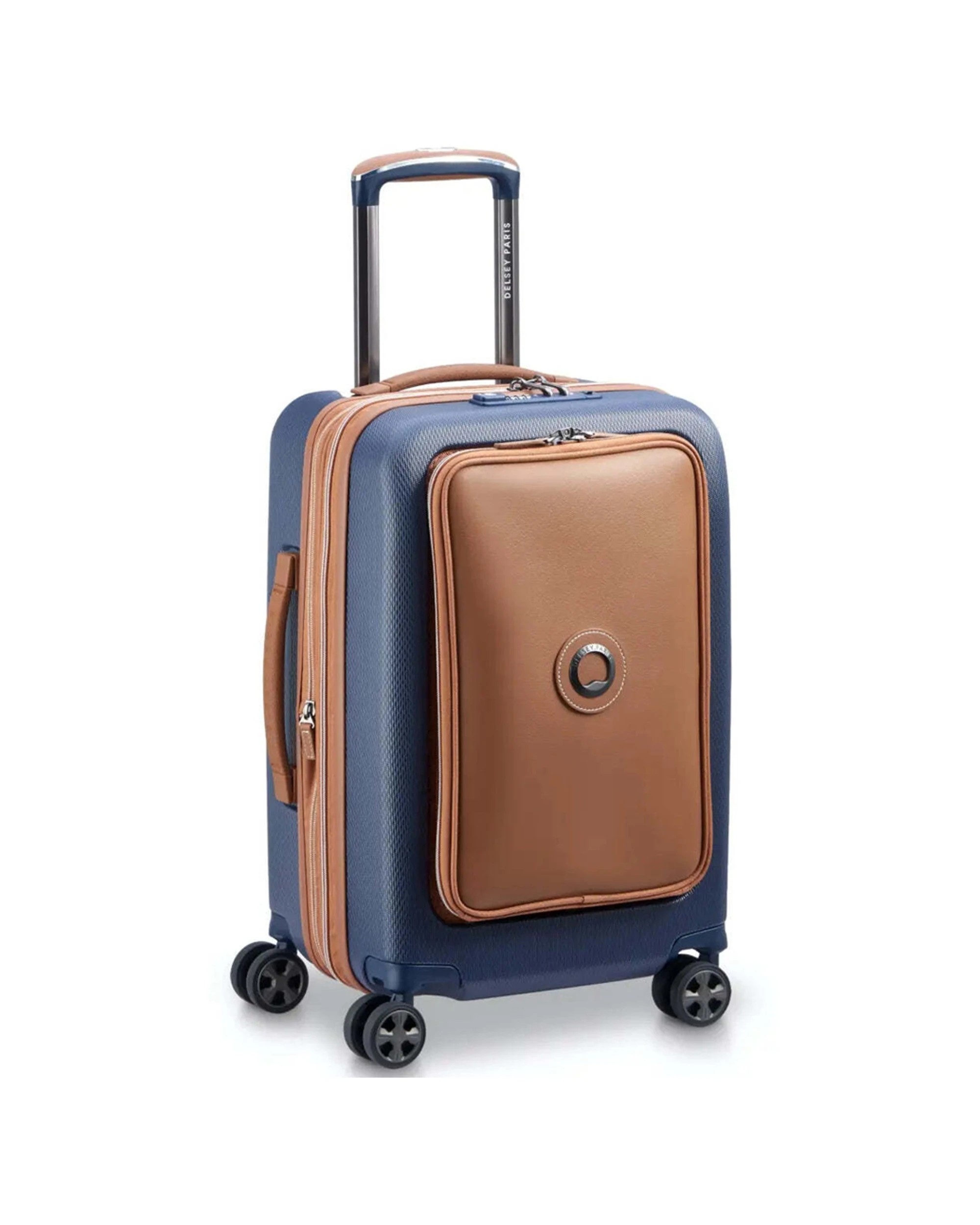 4 Delsey Chatelet Air 2.0 55 cm Expandable Laptop Cabin Suitcase TSA Lock Navy - Blue, 4 of 8