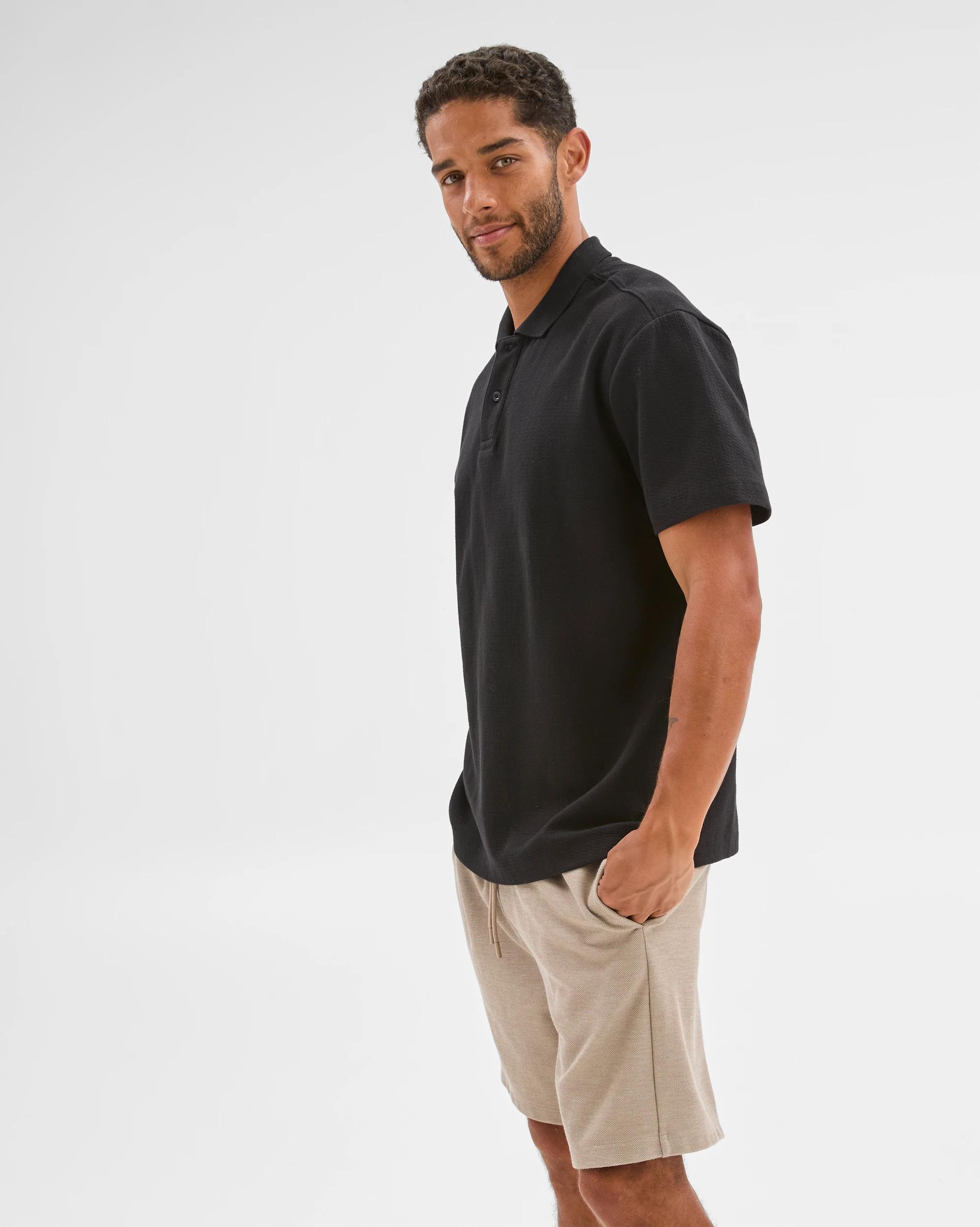 2 Target Textured Fleece Shorts SAND, 2 of 5