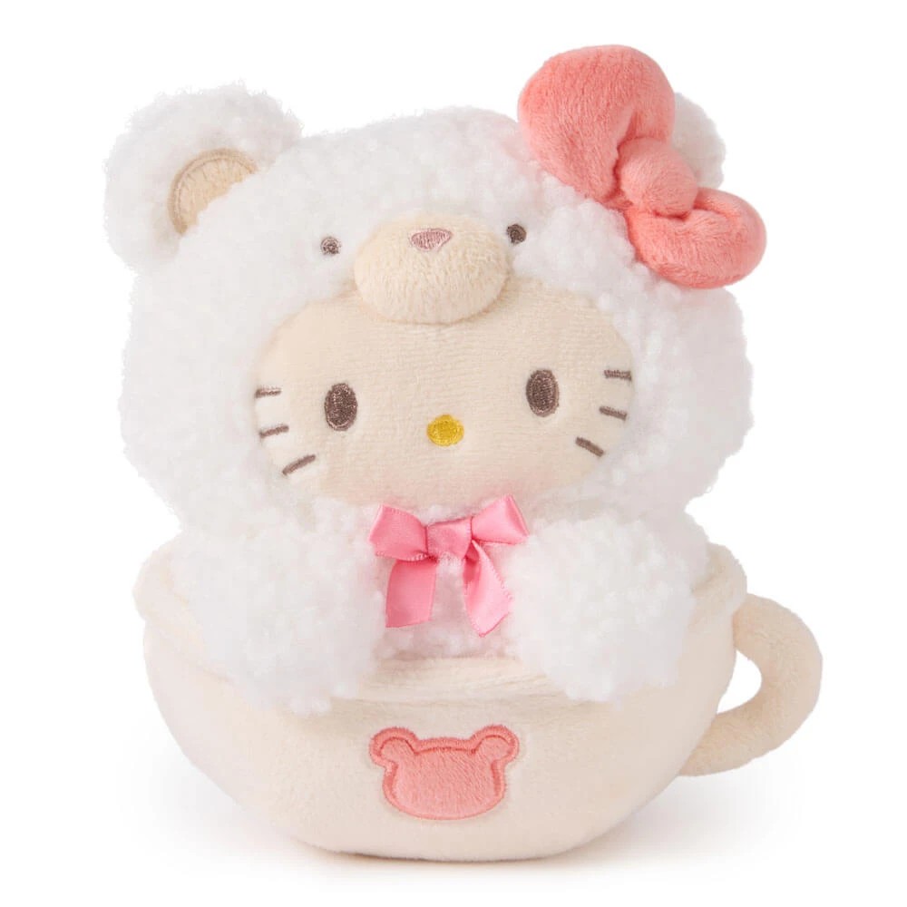 2 Hello Kitty - Latte Bear 15cm Soft Toy, Plush, 2 of 5