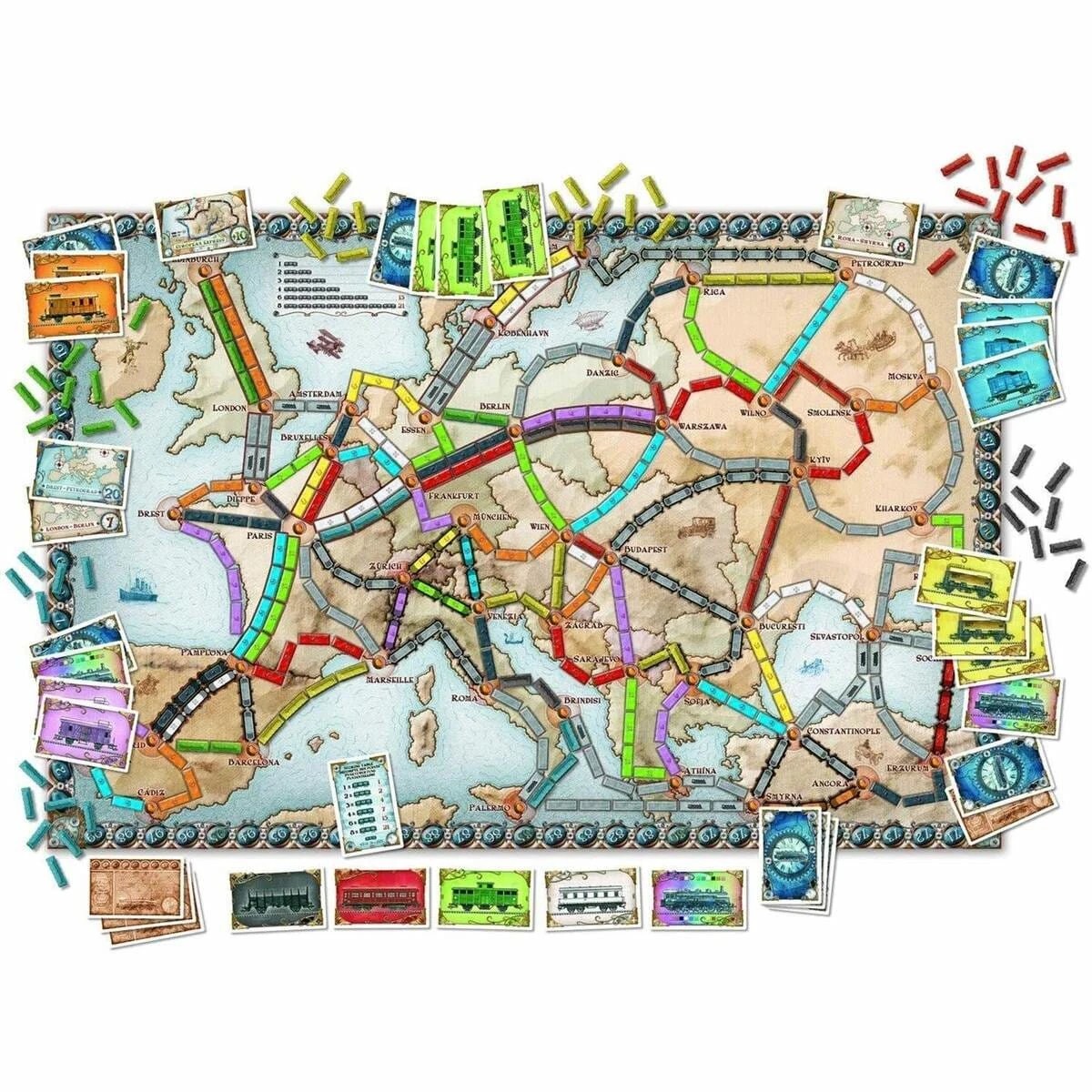 3 Ticket to Ride Europe Game, 3 of 3