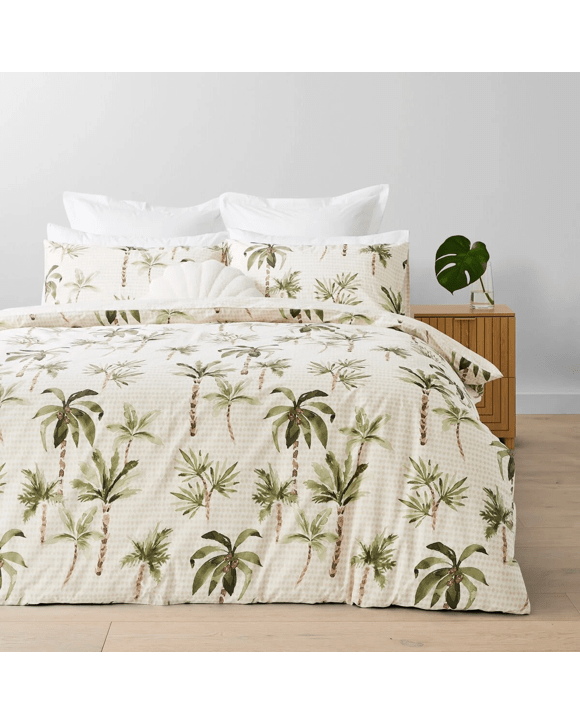 Hailey Cotton Rich Reversible Quilt Cover Set - Single Bed