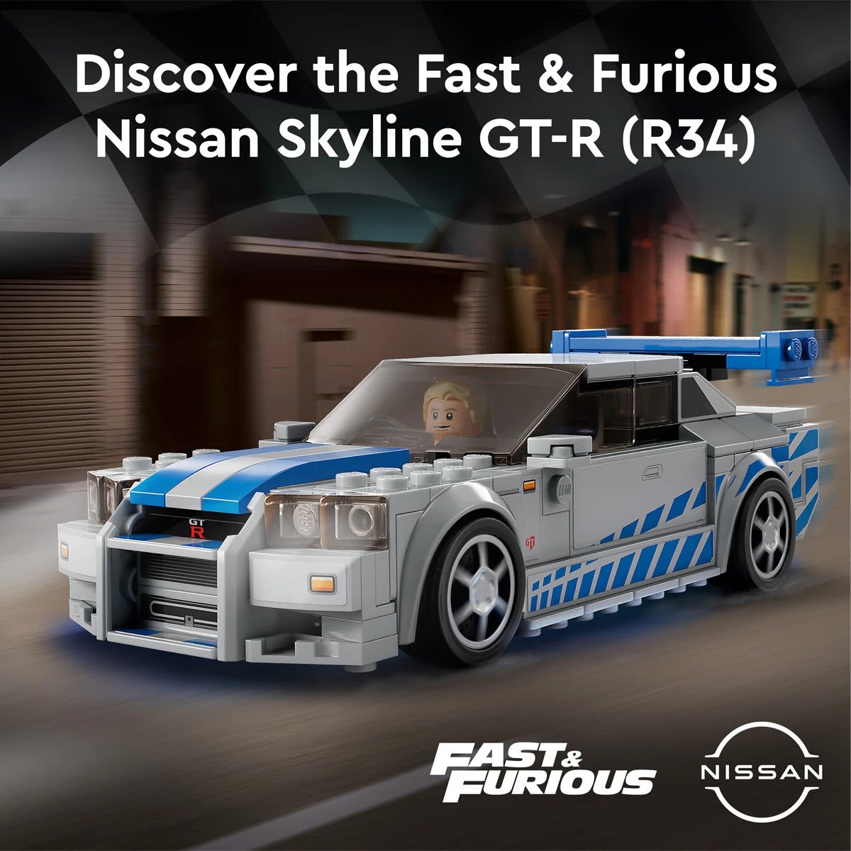 4 LEGO Speed Champions 2 Fast 2 Furious Nissan Skyline GT-R (R34) 76917, 4 of 10