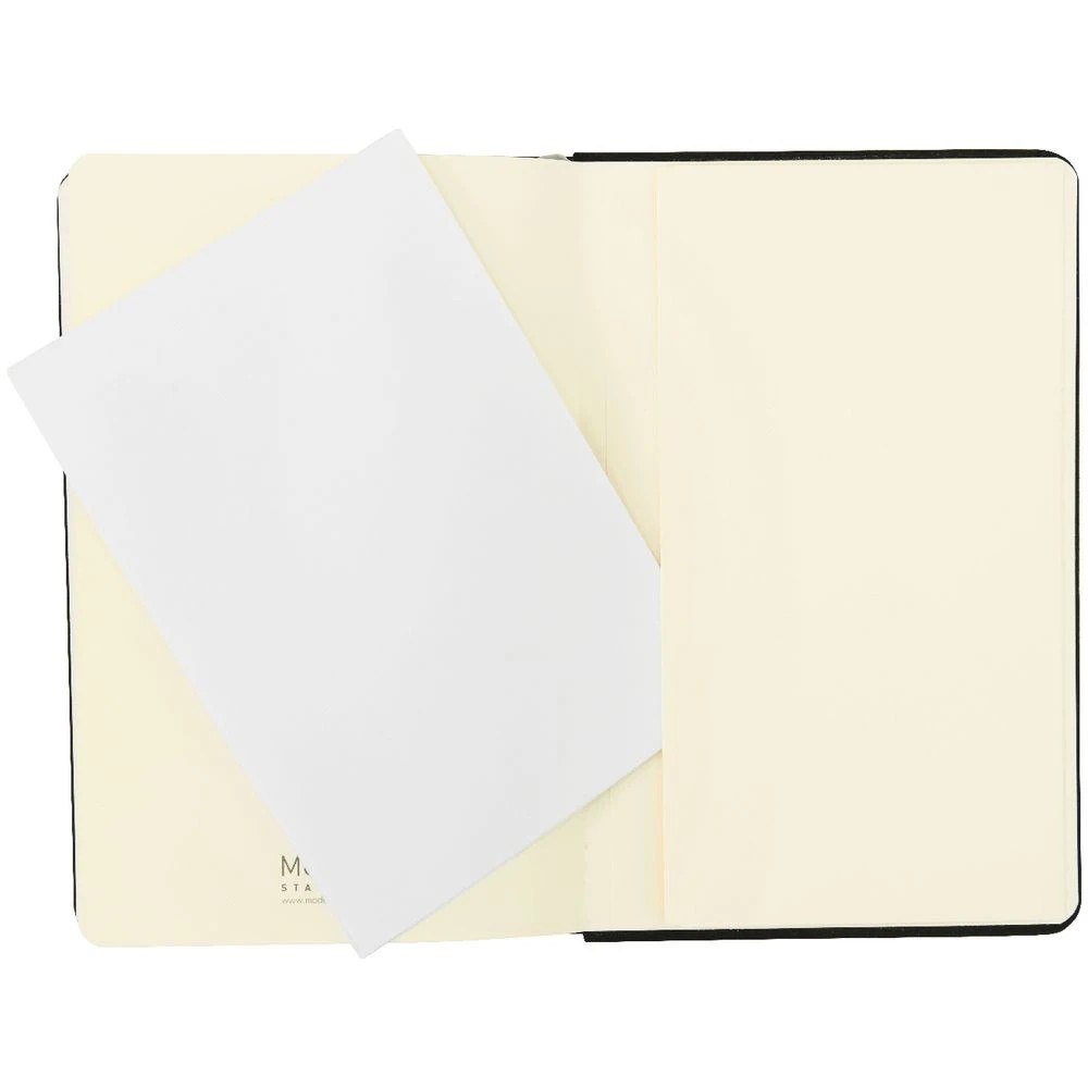 5 Modena A5 Linen Plain Notebook Black, 5 of 5