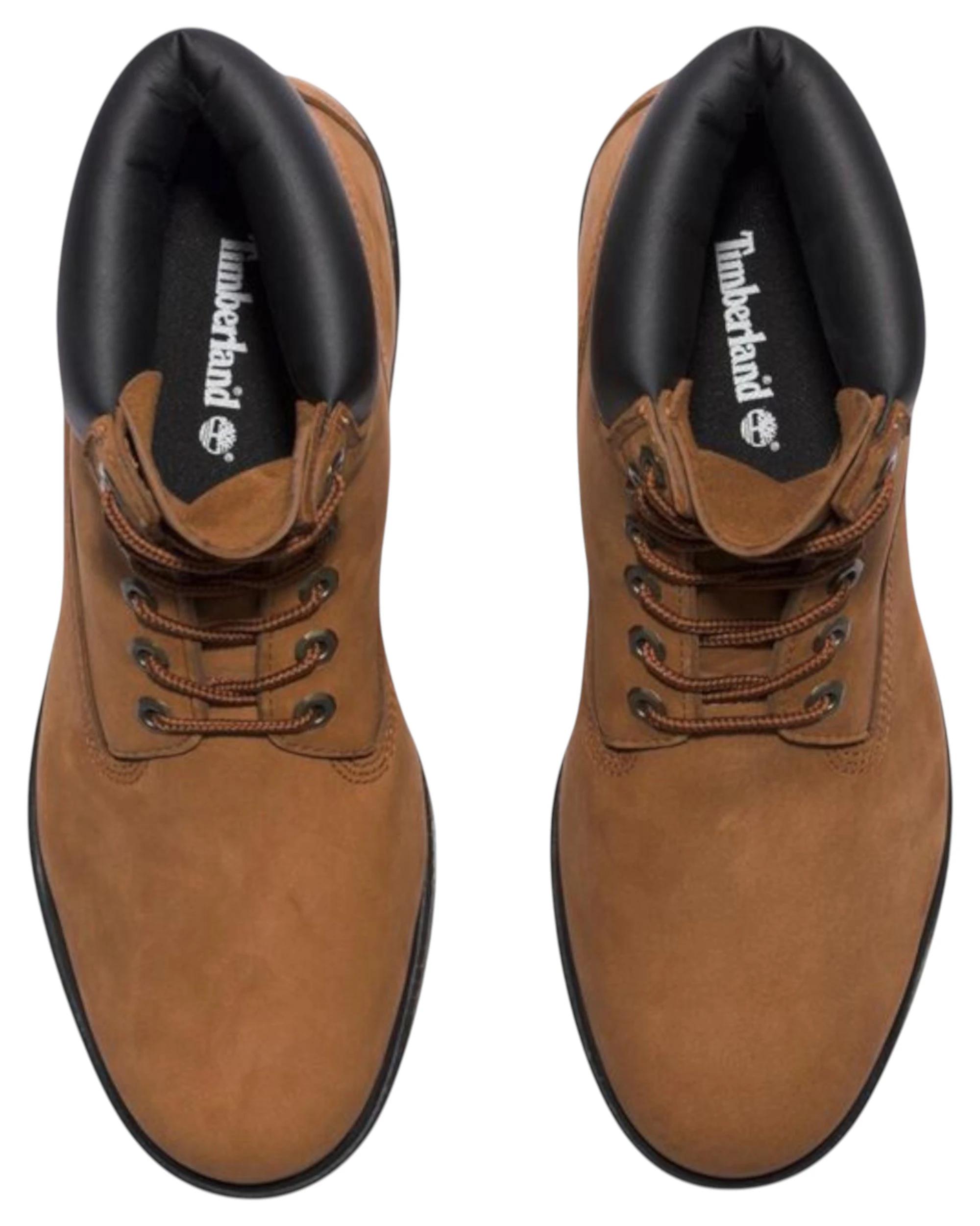 2 Timberland Mens 6-Inch Rust Nubuck Classic Waterproof Boots RUST NUBUCK, 2 of 8