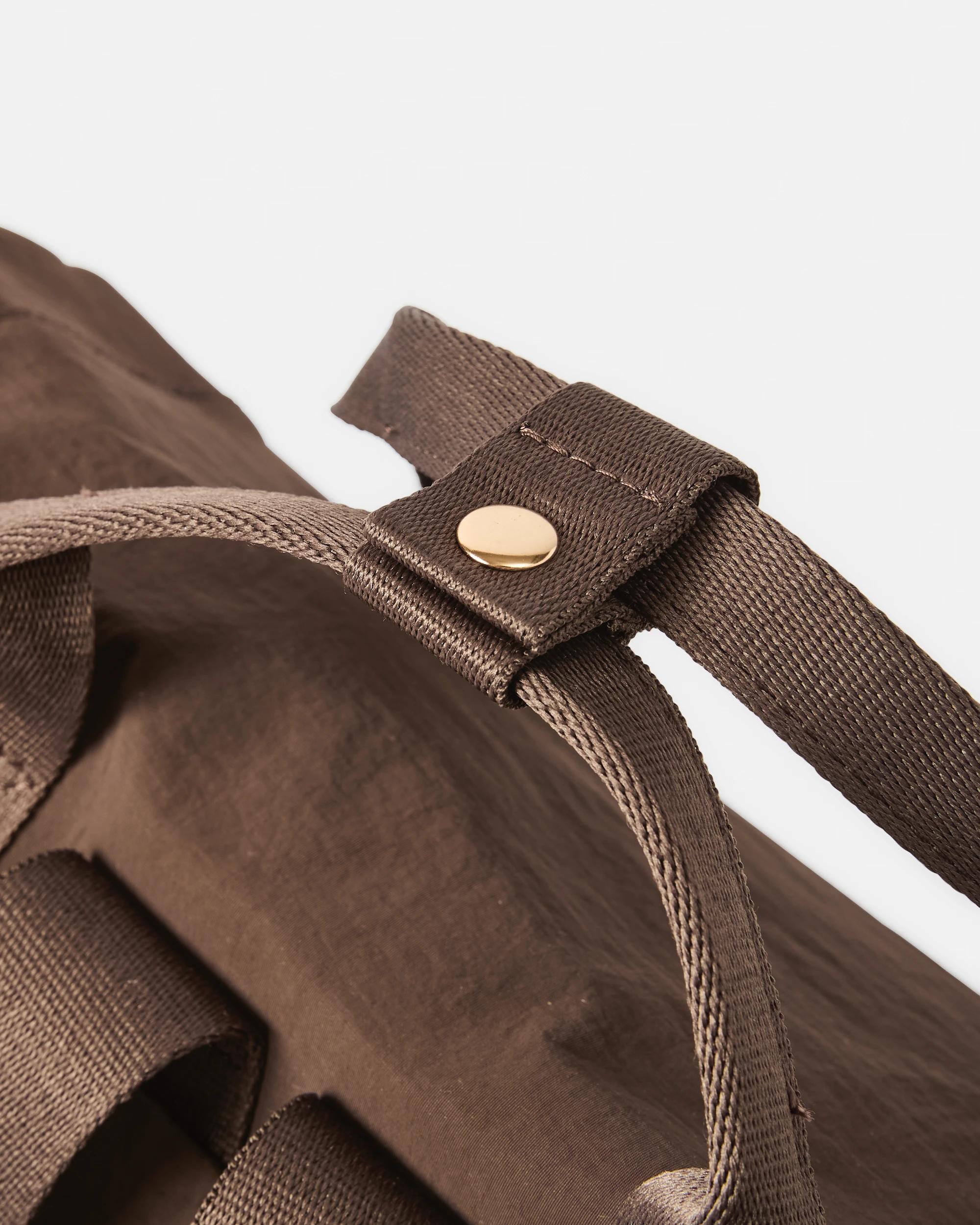 5 Padded Nylon Backpack Deep Choc, 5 of 6