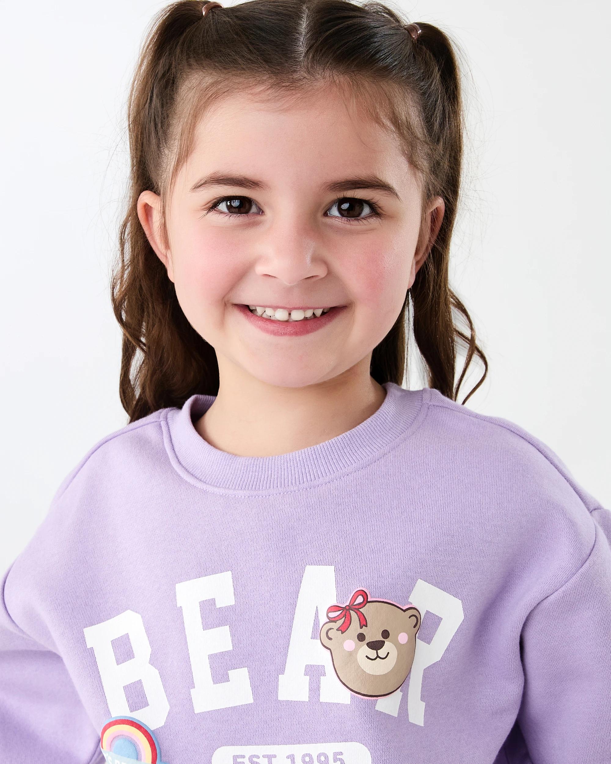 3 Print Crew Sweater Purp Icons, 3 of 8