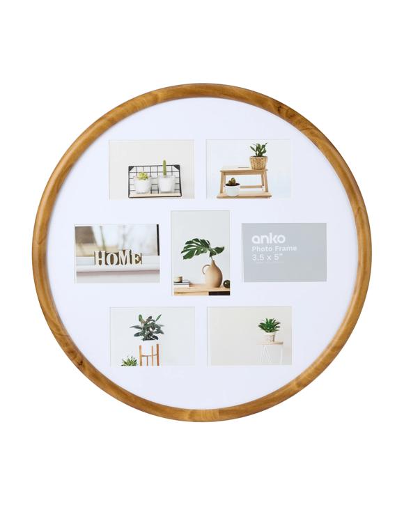 Collage Photo Frame - 3.5in. x 5in., Natural