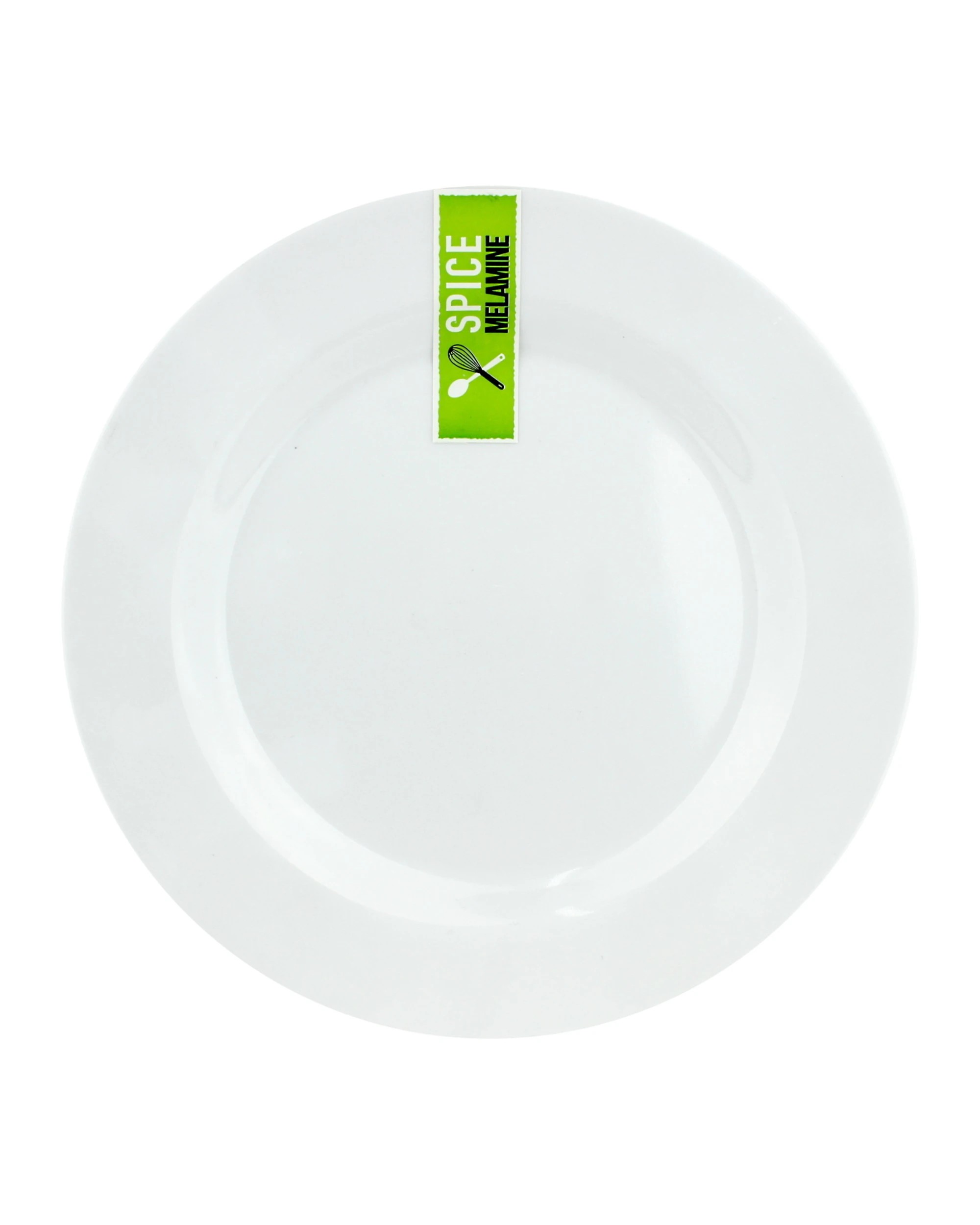 1 Spice Kitchen White Round Melamine Side Plate, 1 of 1