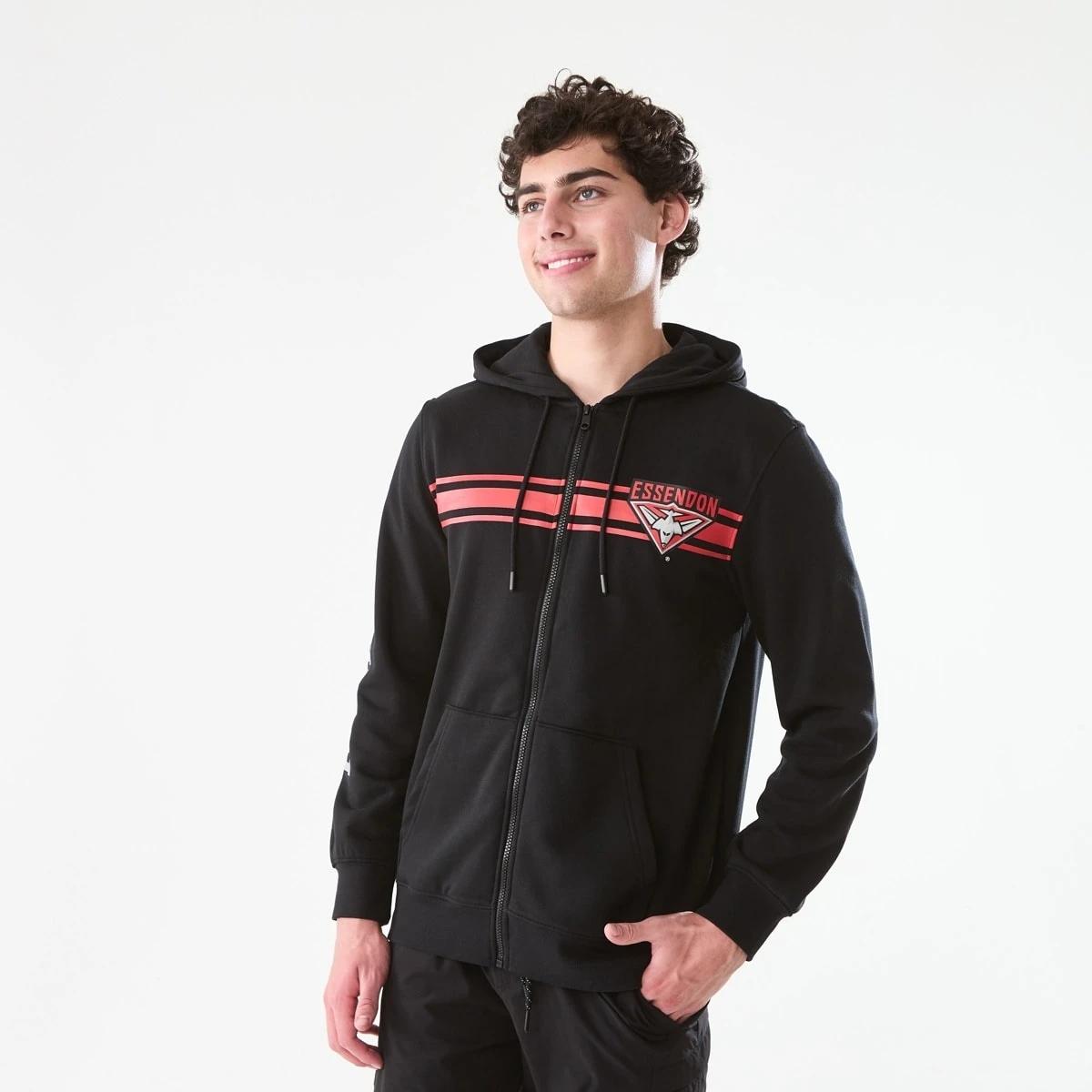 4 Official AFL Adult Zip Through Hoodie Essendon, 4 of 9