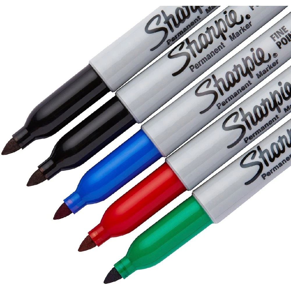 3 Sharpie Fine Permanent Marker Assorted 5 Pack, 3 of 7