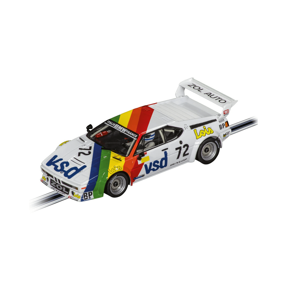 1 Carrera BMW M1 Slot Car Evolution BMW ZolAuto Digital Slot Car Lights 1-32 Scale - Multi, 1 of 3