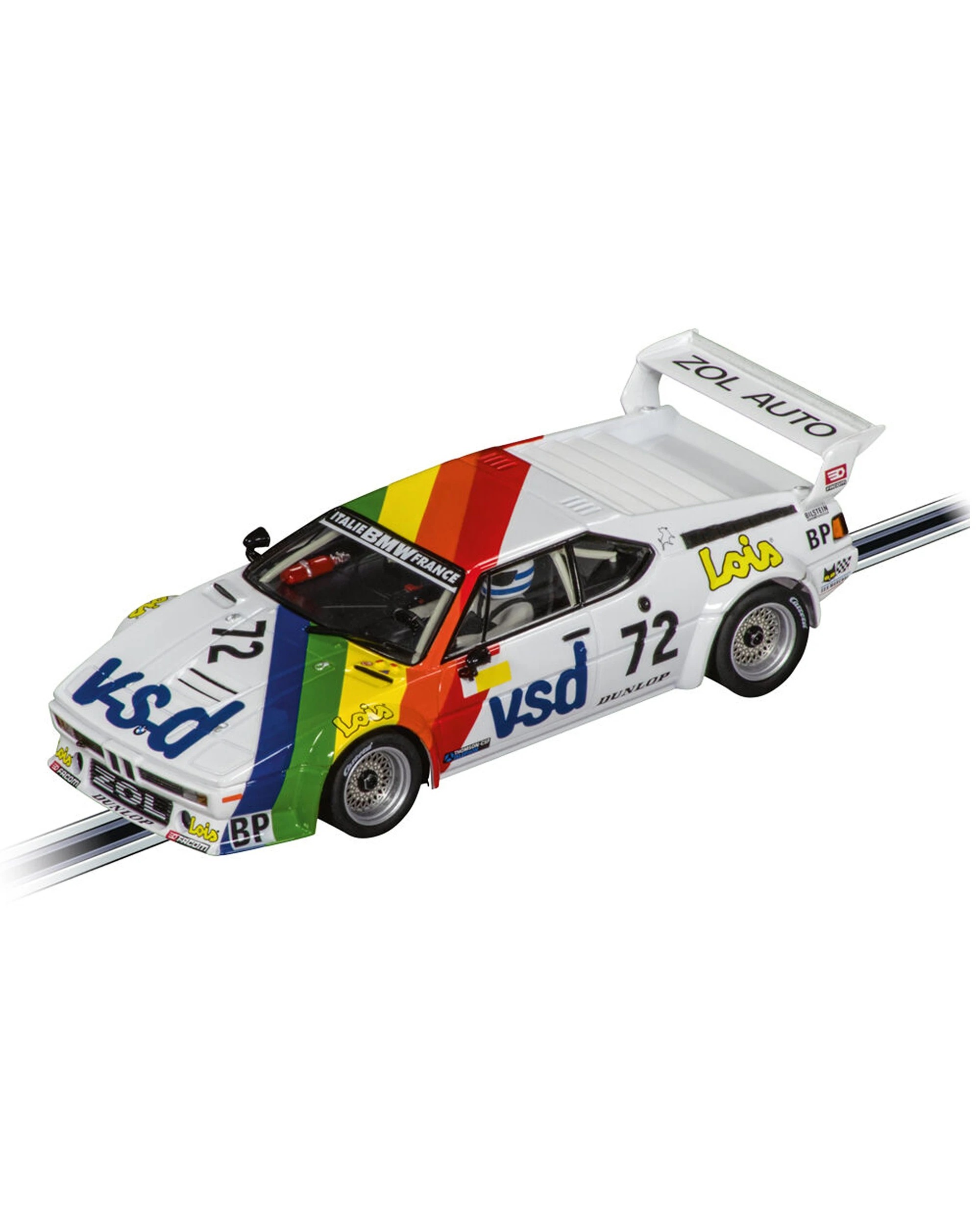 1 Carrera BMW M1 Slot Car Evolution BMW ZolAuto Digital Slot Car Lights 1-32 Scale - Multi, 1 of 3