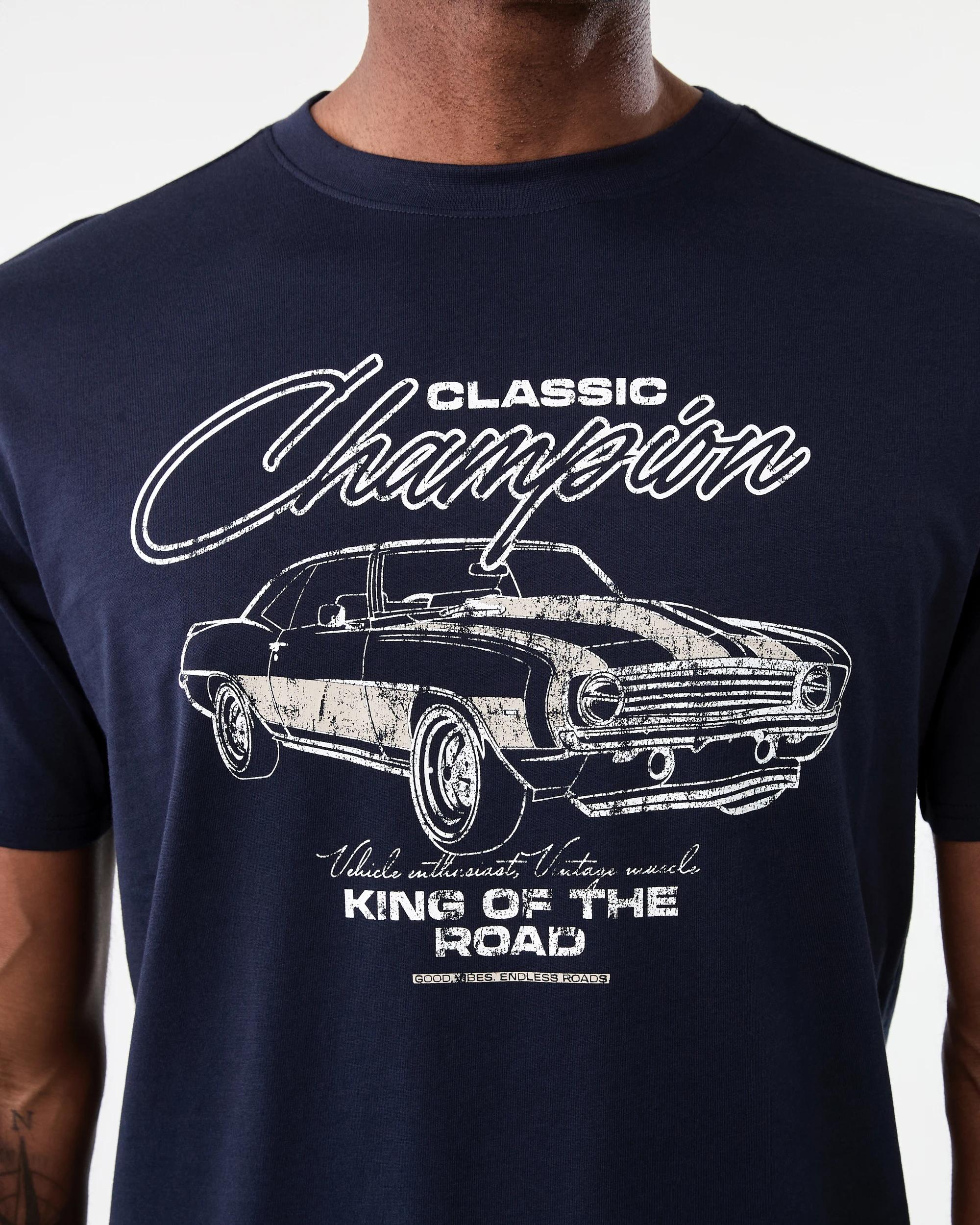 5 Print T-shirt Blu King, 5 of 5