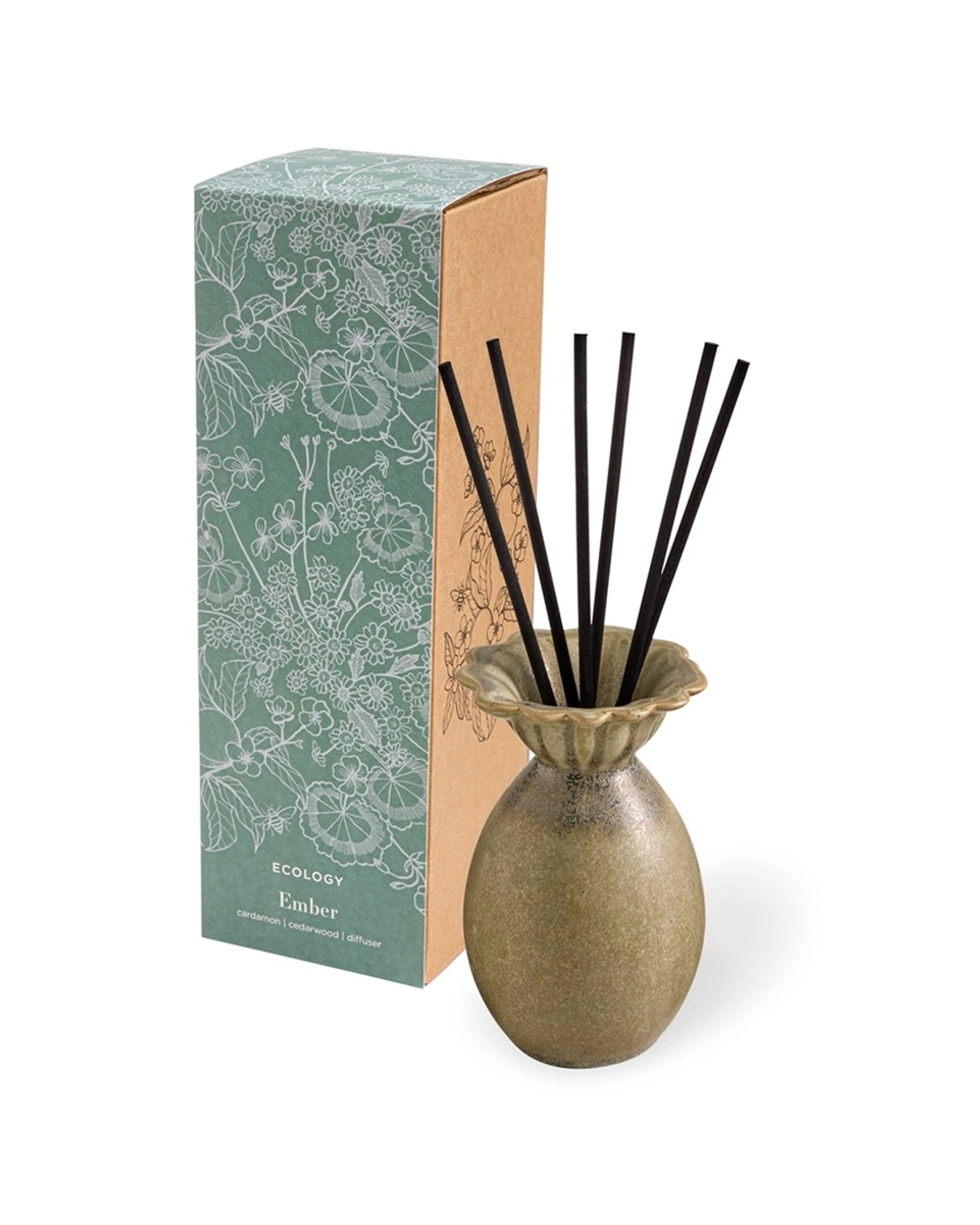1 Ecology Alchemy Scented Diffuser Ember Cedarwood & Smoky Amber 200ml - Multi, 1 of 4