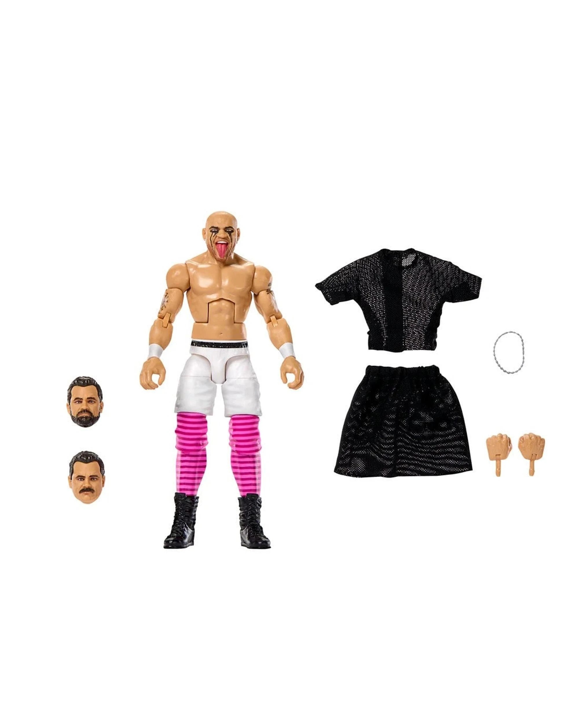 2 WWE Elite Collection The Monday Night War WWE Vs WCW Headbanger Mosh Action Figure, 2 of 7