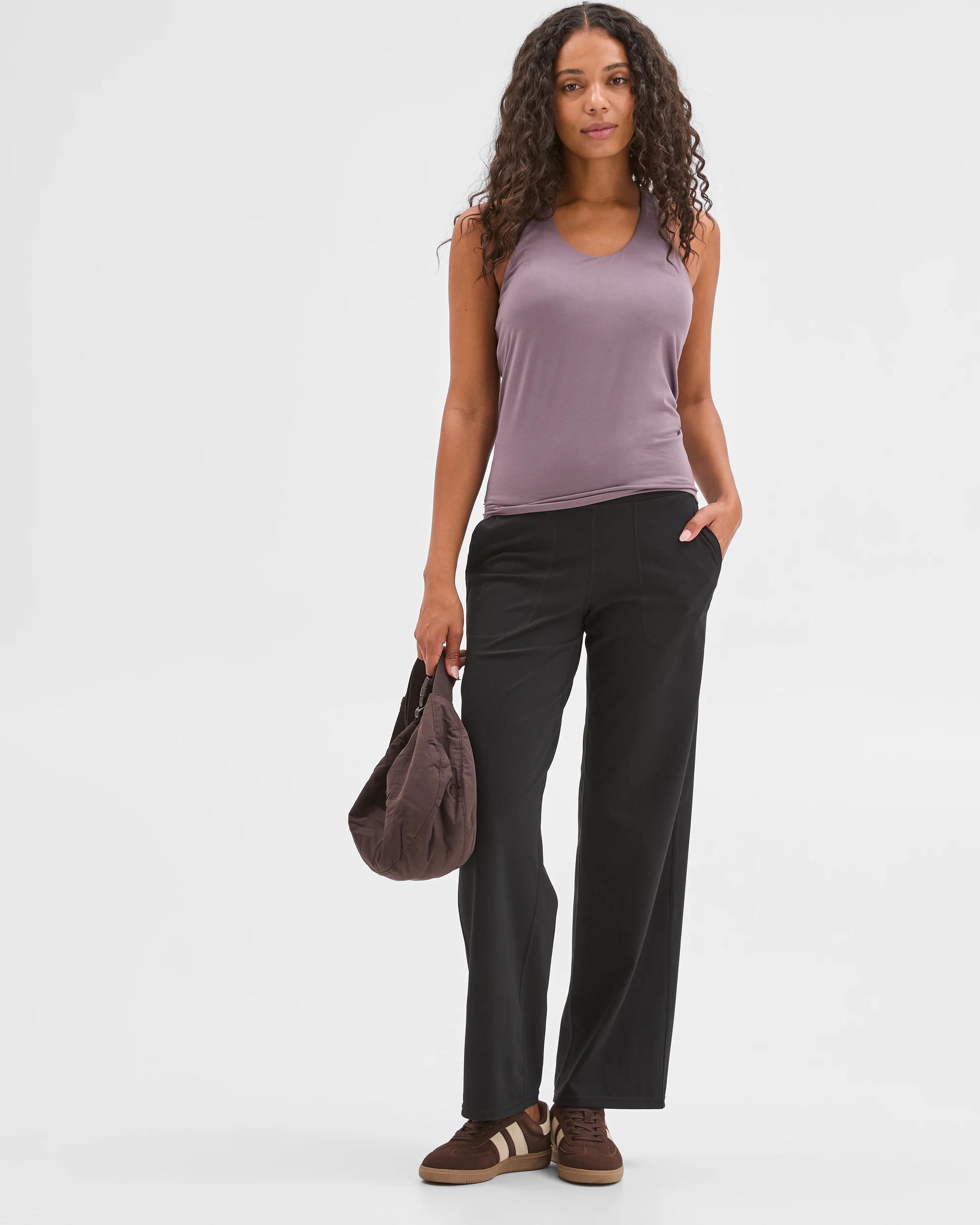 2 Target Active Studio Luxe Marle Racer Tank Top PLUM, 2 of 6