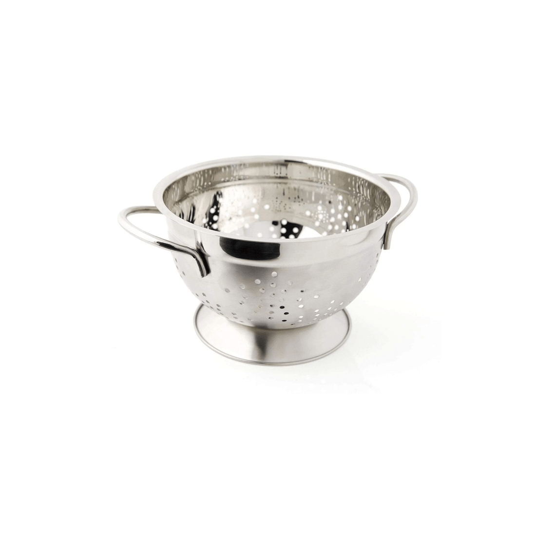 2 Cuisena 24cm Colander With Handles Stainless Steel Kitchen Strainer For Home Use
 - Silver, 2 of 3