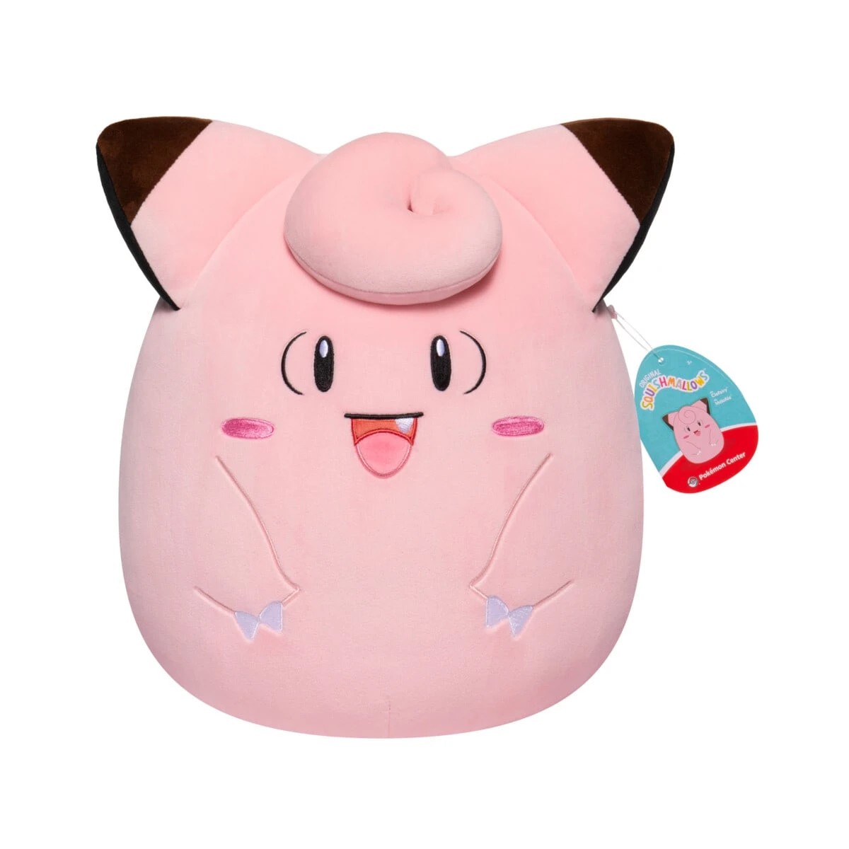 1 25cm Pokemon Squishmallows Clefairy Plush Toy, 1 of 4
