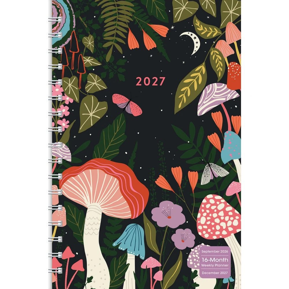 Designer Enchanted Mushroom Diary 2027 - Kmart