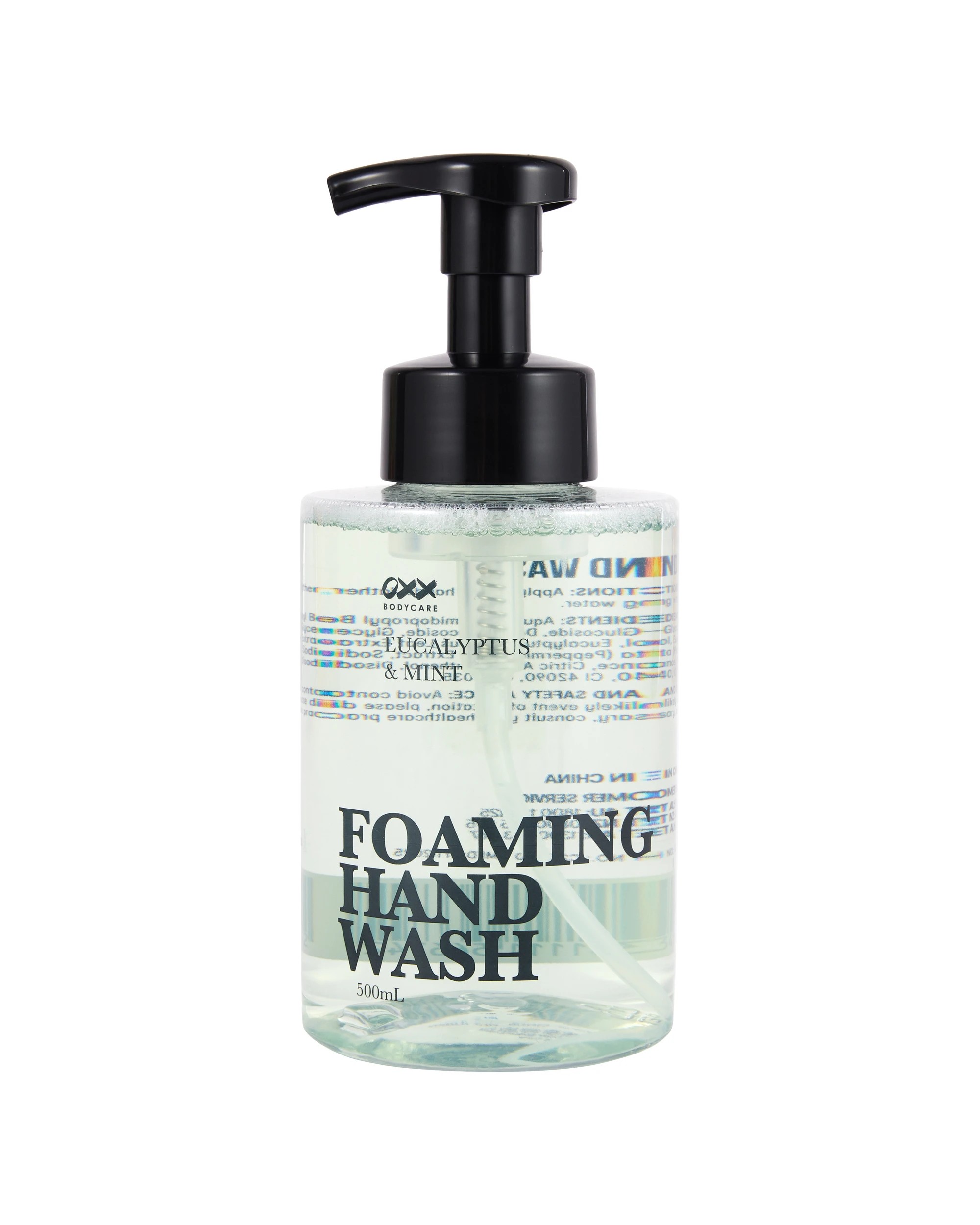 1 OXX Bodycare Foaming Hand Wash 500ml - Eucalyptus and Mint, 1 of 3