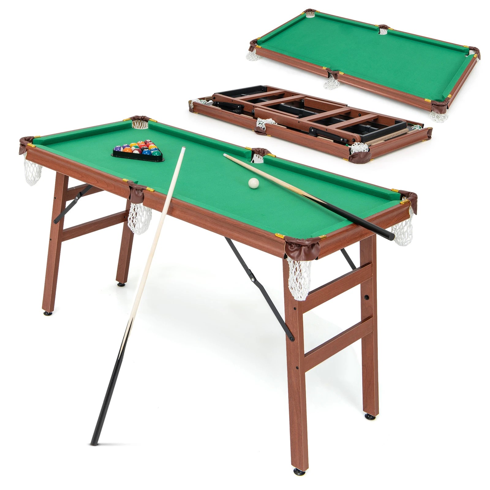 1 Costway Portable Pool Table Mini Snooker Tables Billiards Game Table, 1 of 3