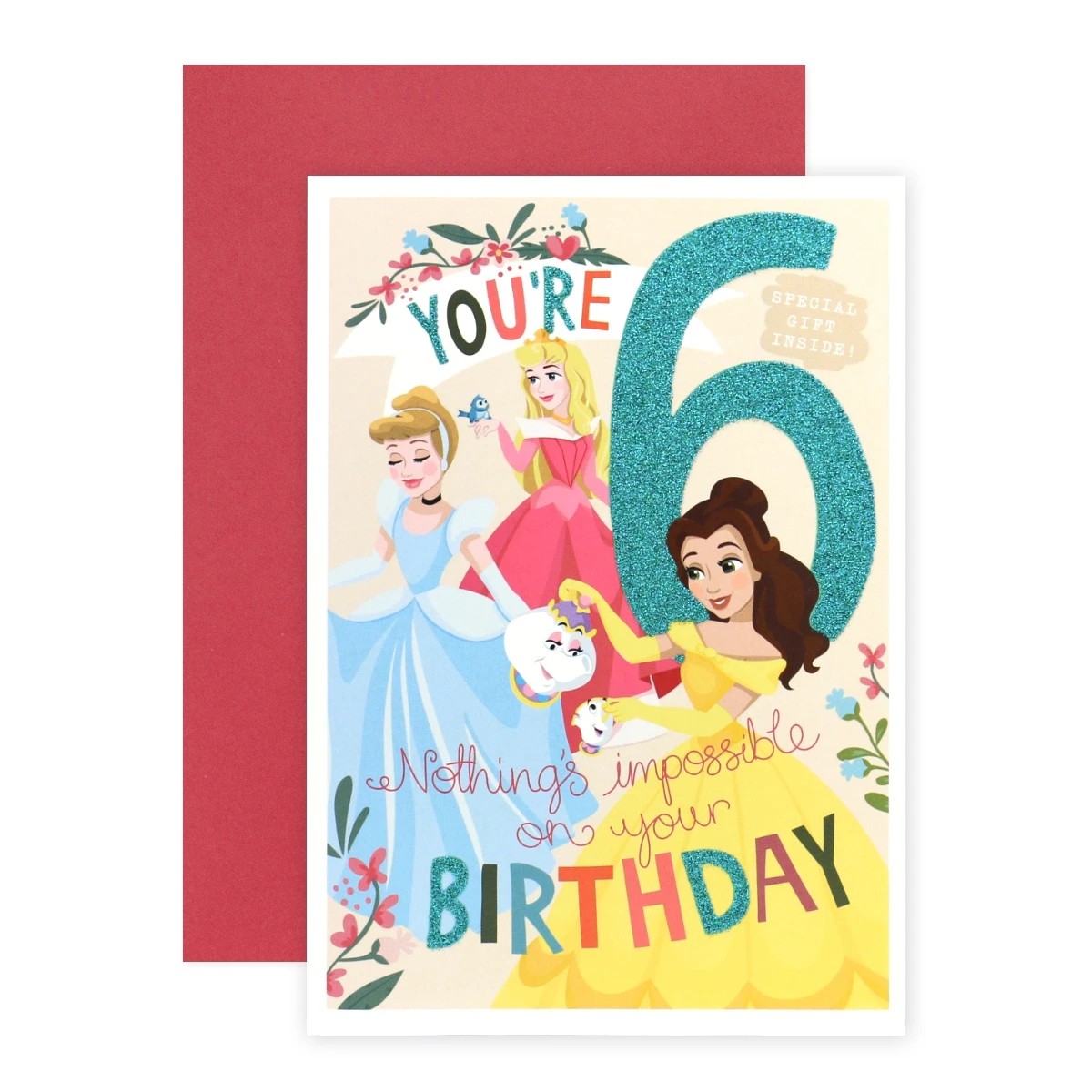 1 Connections from Hallmark Disney Princess 6th Birthday Card - Make and Wear Paper Jewellery, 1 of 4