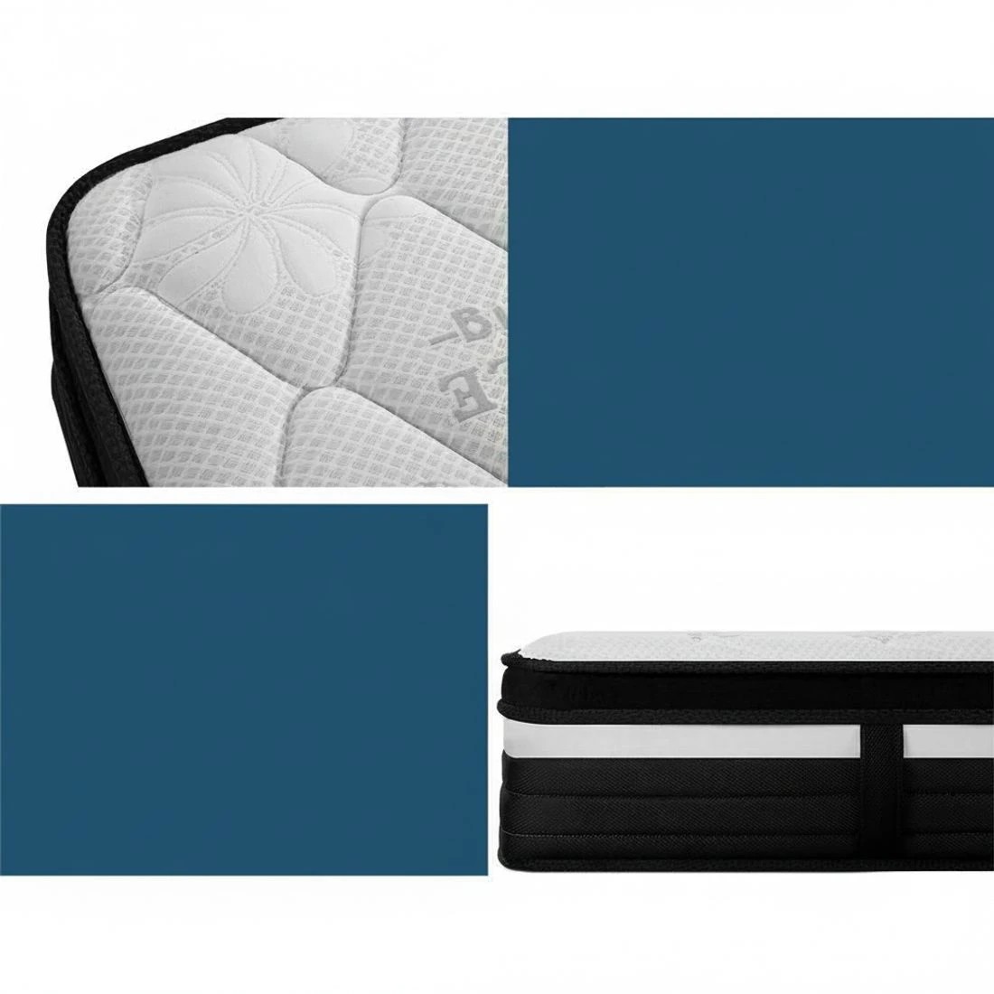 7 Giselle Bedding 28cm Mattress Super Firm King Single - King Single Bed - Multi, 7 of 7