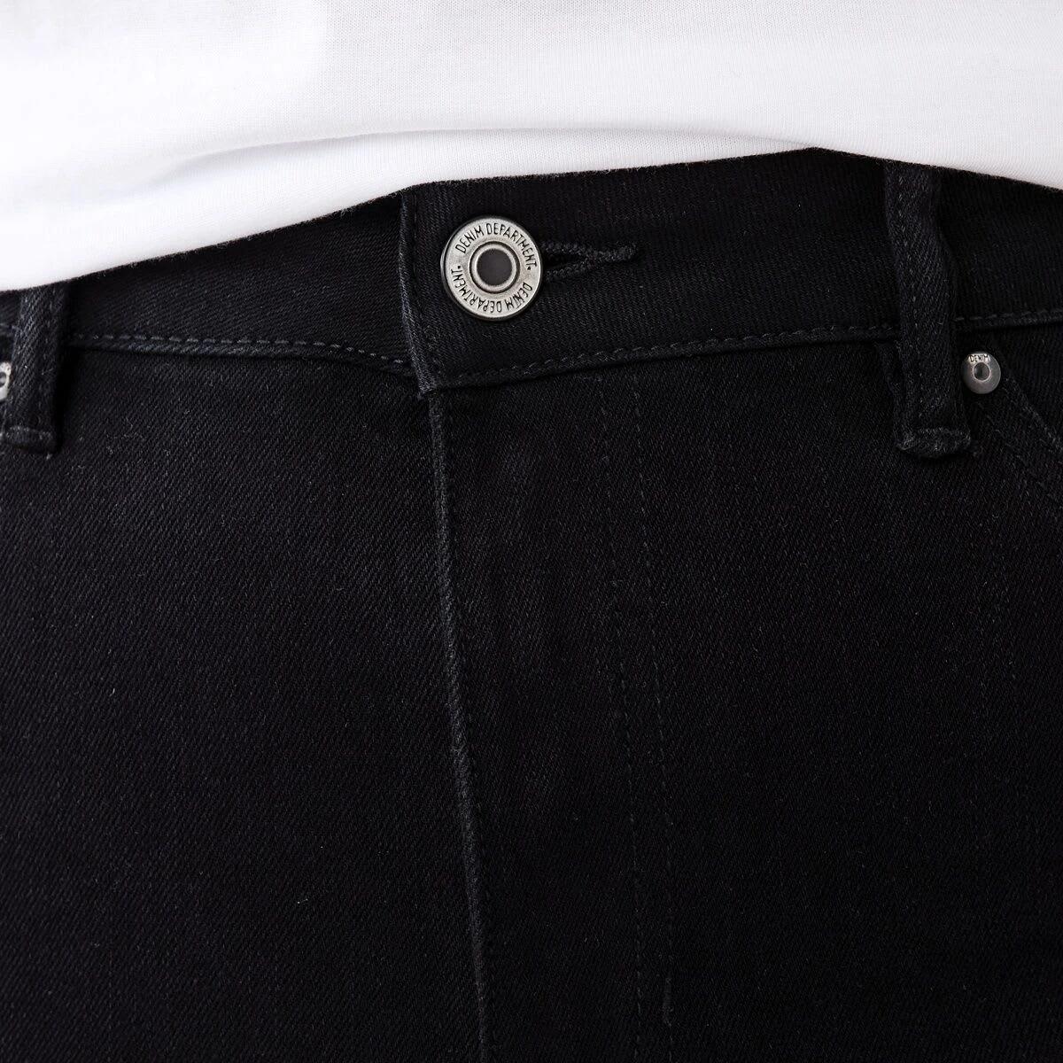 4 High Rise Ankle Length Skinny Jeans Black Wash, 4 of 5
