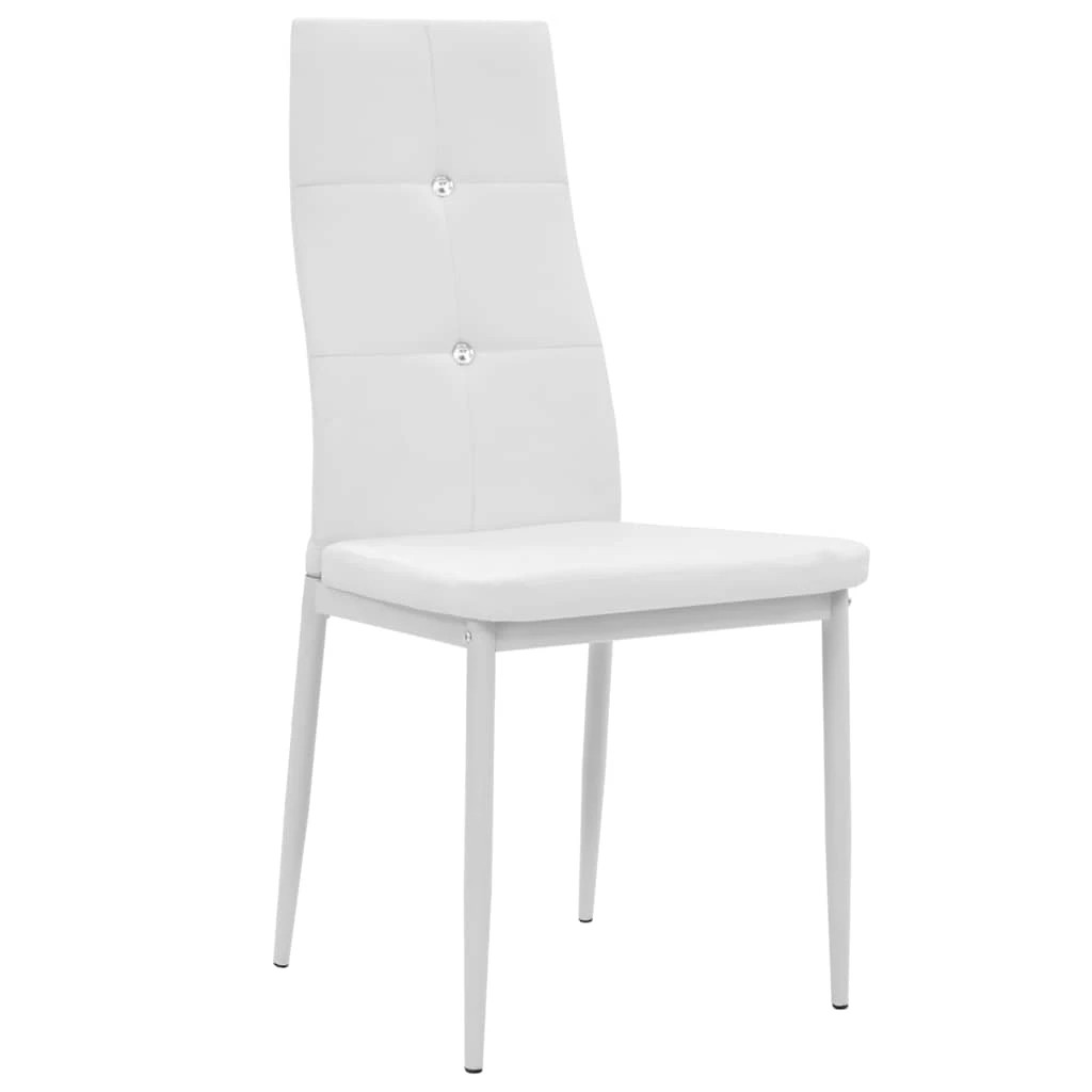 2 Vidaxl Dining Chair - White, 2 of 9