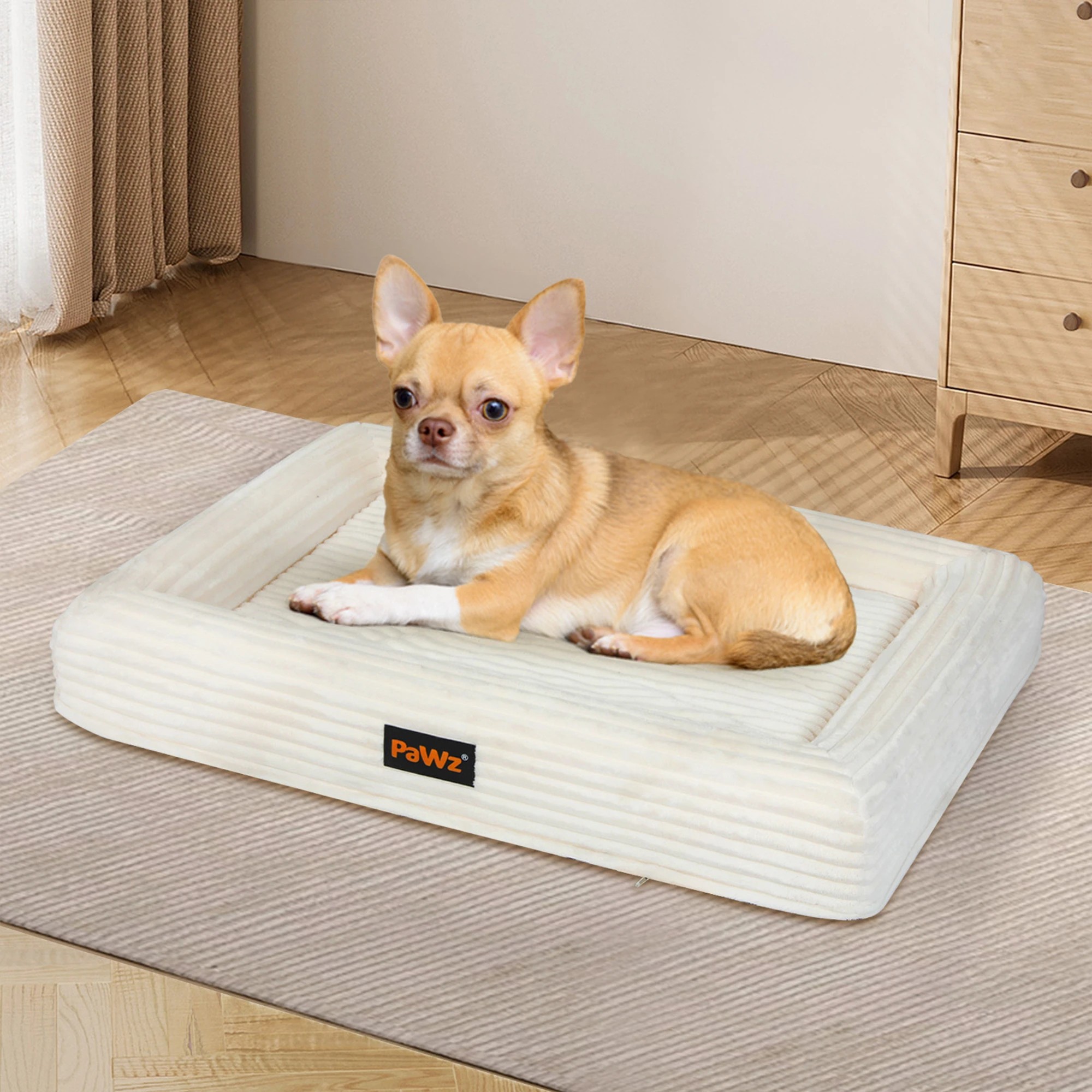 8 Pawz Pet Dog Calming Bed Orthopedic Egg Foam Sofa Mattress Waterproof Washable M, 8 of 8