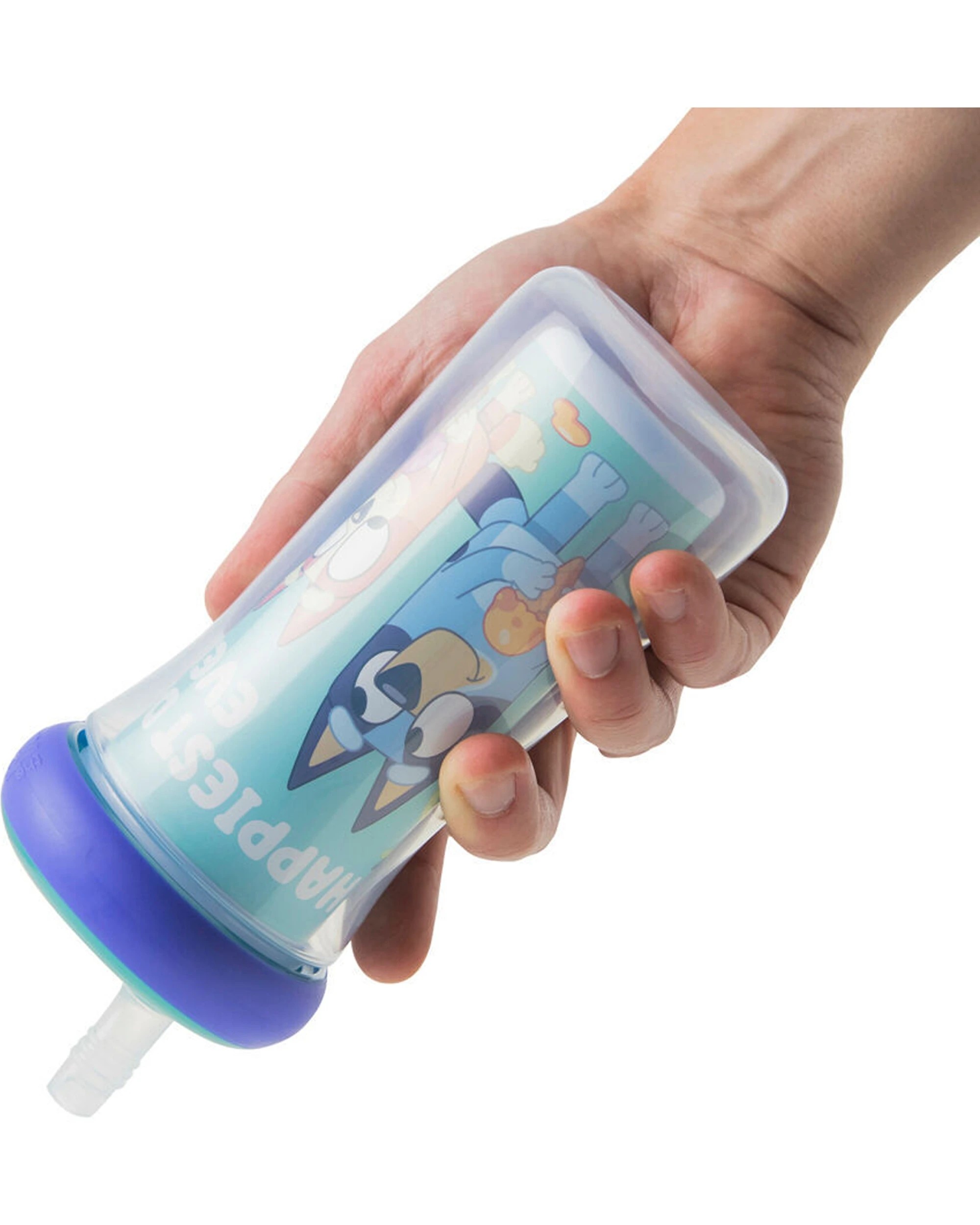 4 The First Years 2x Bluey Insulated Straw Bottle With DropGuard 2PK 266ml - Multi, 4 of 4