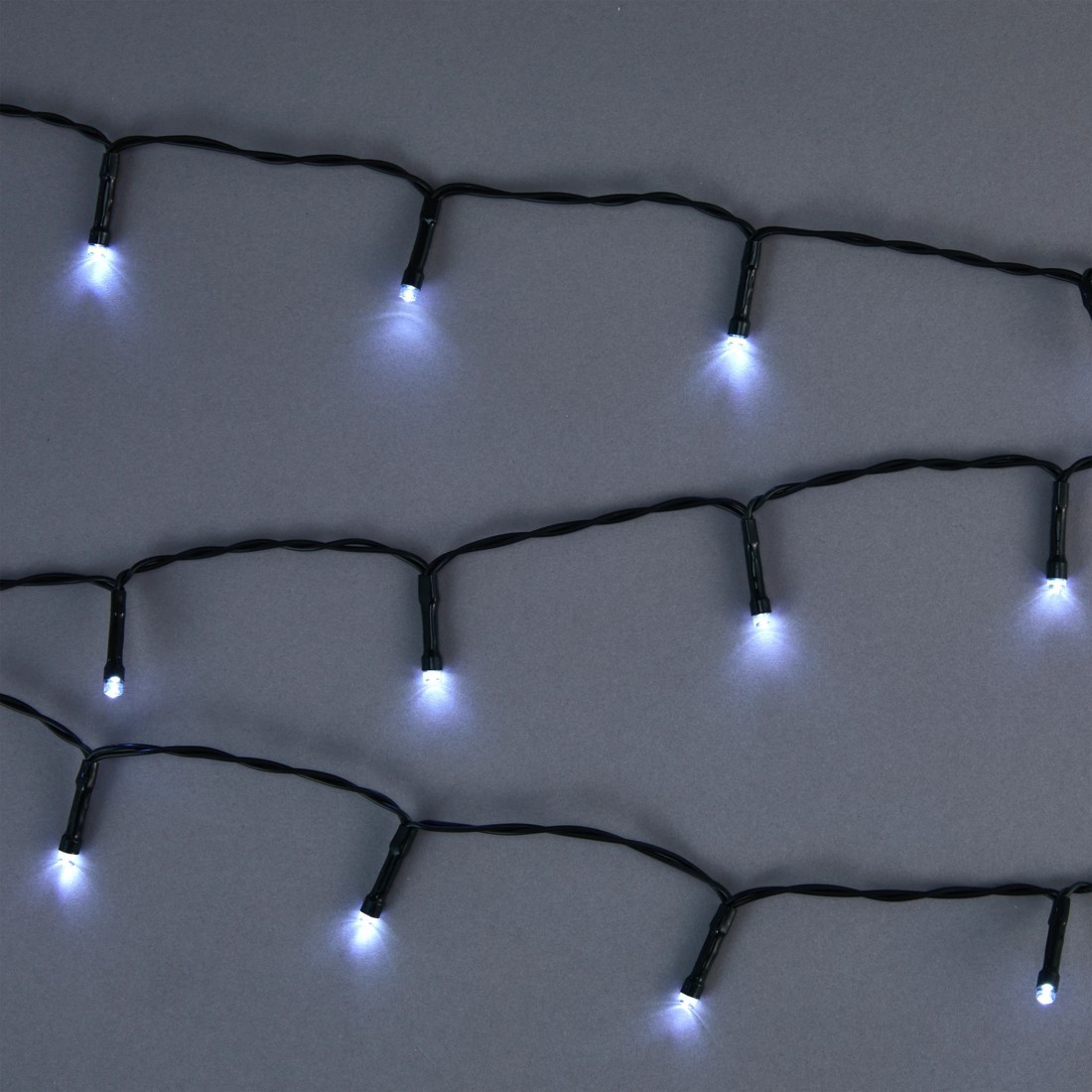 1 Solar Powered 200 LED White String Lights, 1 of 7
