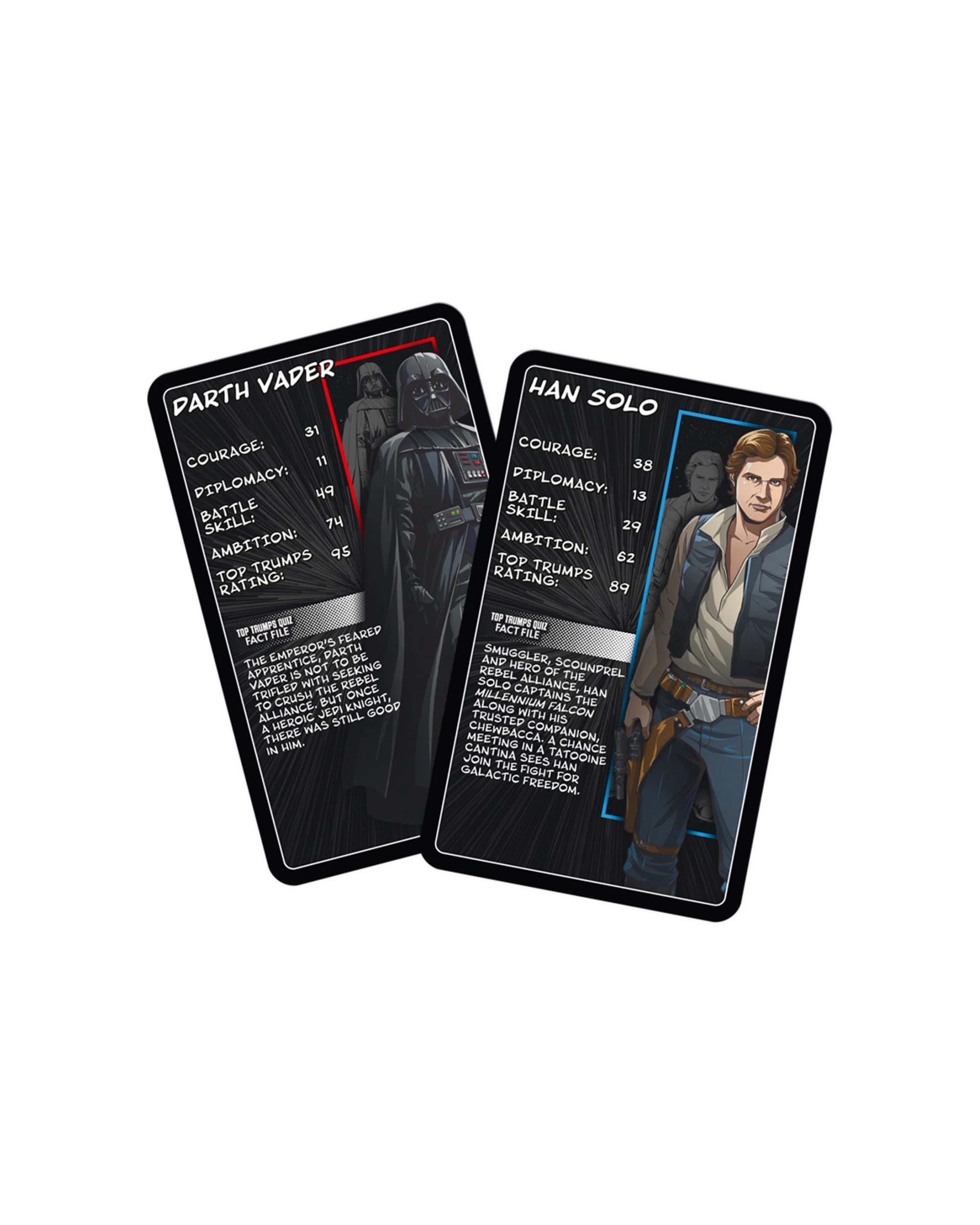 6 TOP TRUMPS Specials Star Wars Manga Tabletop Themed Card Game - Black, 6 of 6