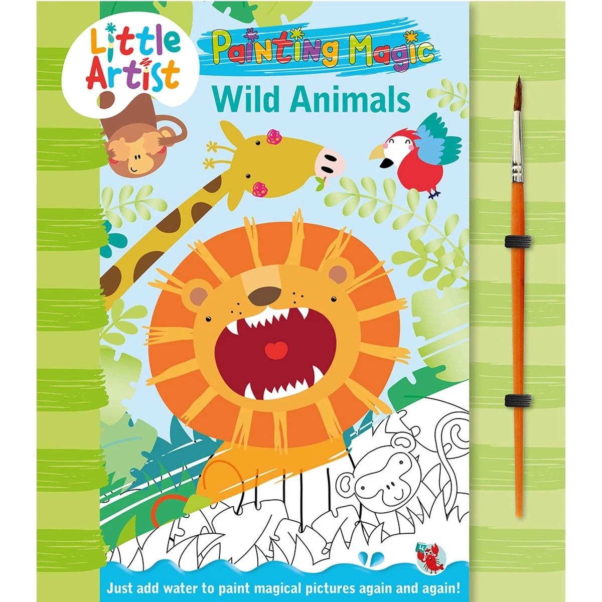 1 Bonnier Books Little Artists Paint Magic Wild Animals, 1 of 2