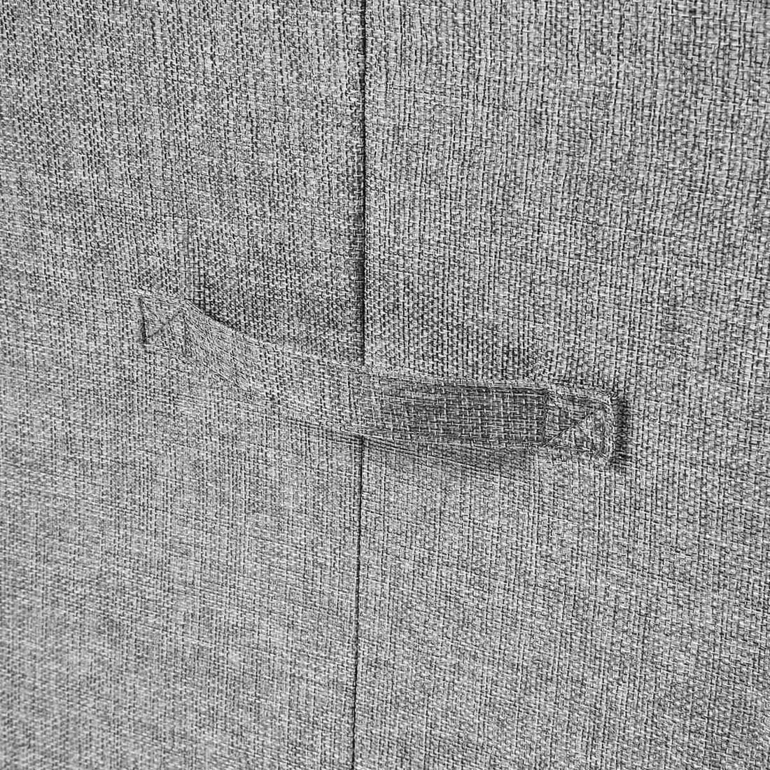 10 Linen Look Collapsible Box with Window - Extra Large, Charcoal, 10 of 10