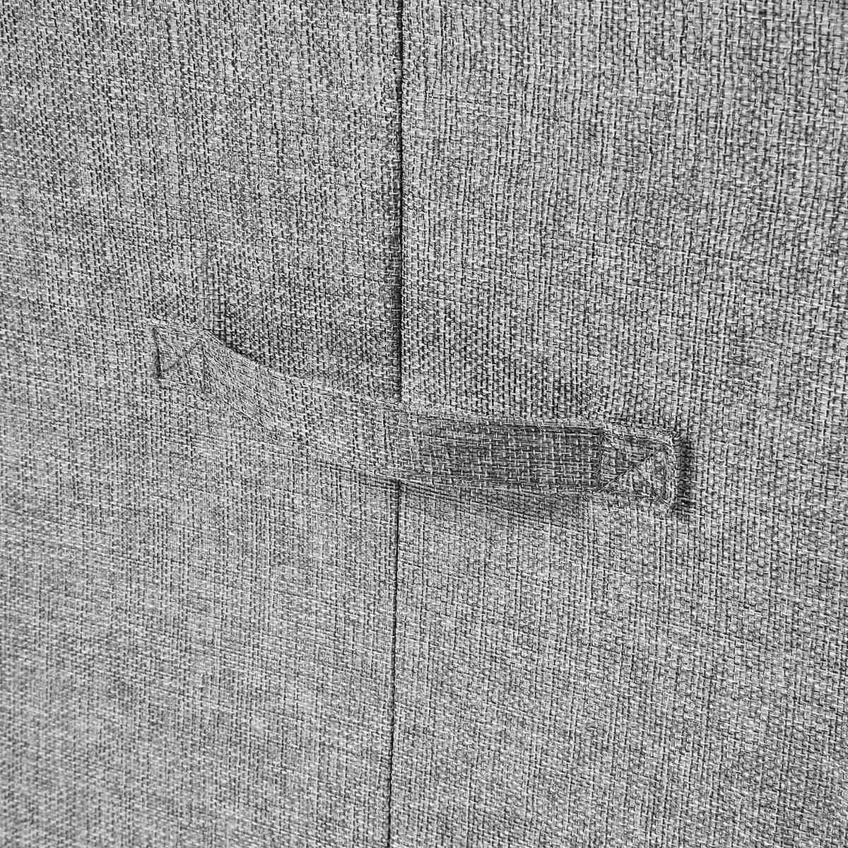 10 Linen Look Collapsible Box with Window - Extra Large, Charcoal, 10 of 10