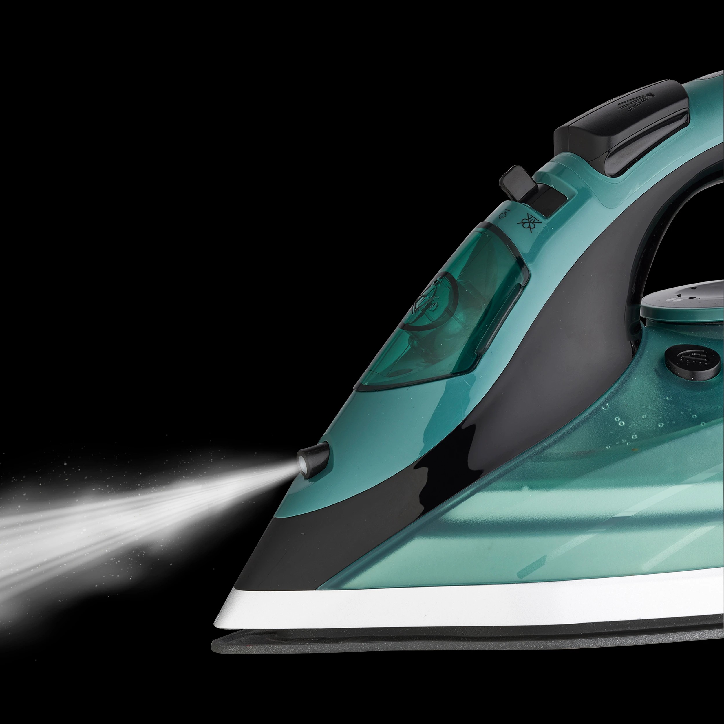 6 Russell Hobbs Rhc280 Advanced Glide 330ml/2400w Ceramic Iron Clothes/garment - Green, 6 of 10